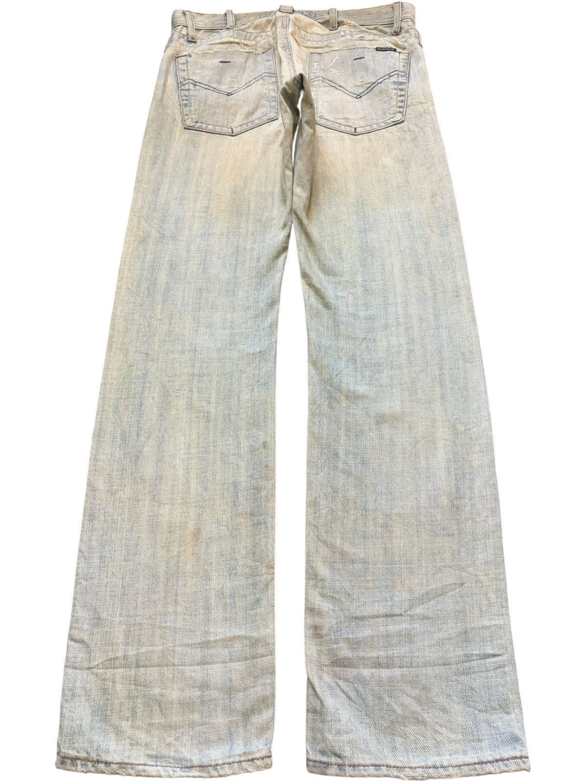 Energie Vintage Italy Energie Mud Wash Distressed Jeans Size US 31 - 2 Thumbnail