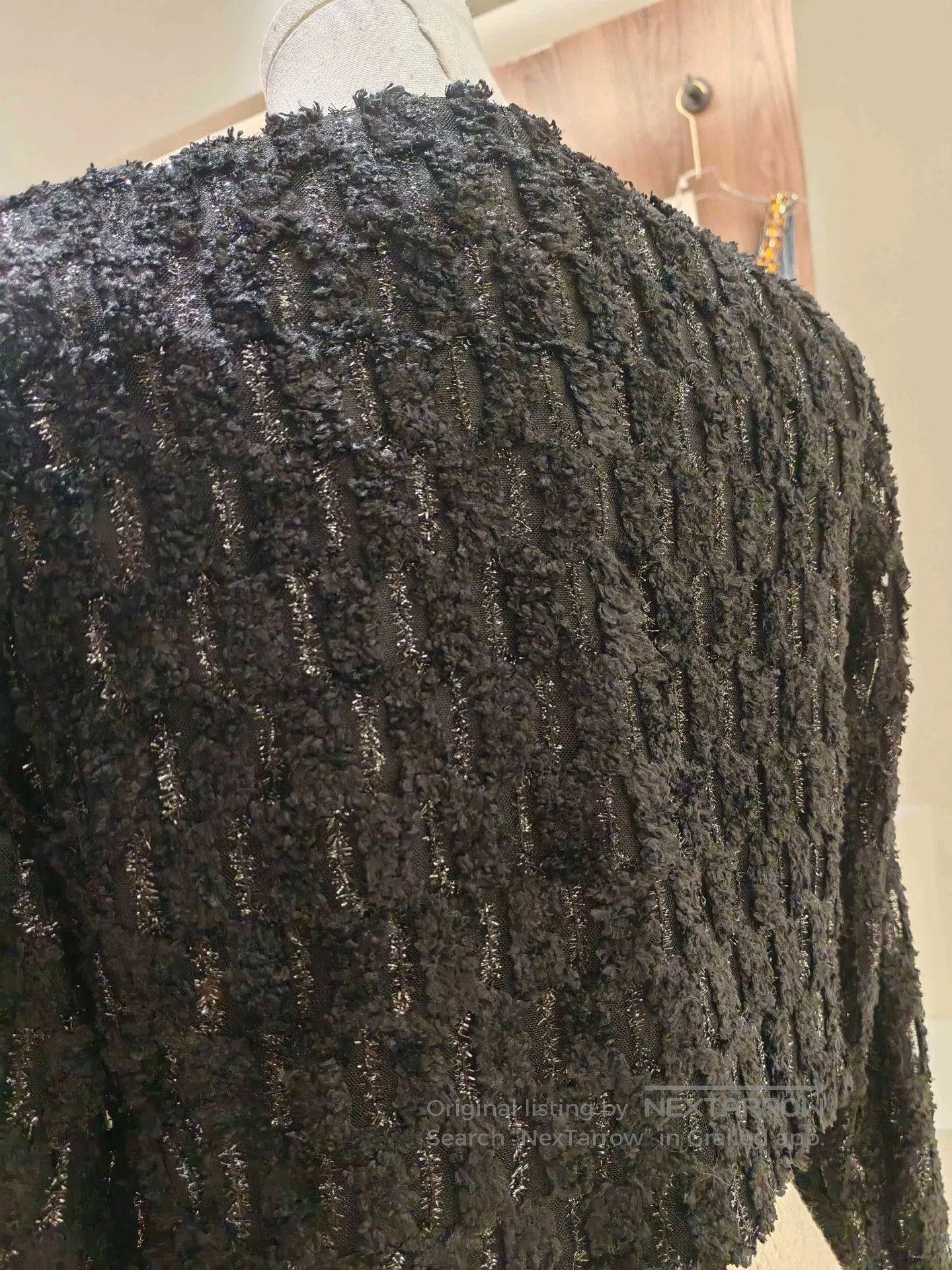 Other AnanAyla Black 3D Knit Cardigan. Size XS / US 0-2 / IT 36-38 - 4 Thumbnail