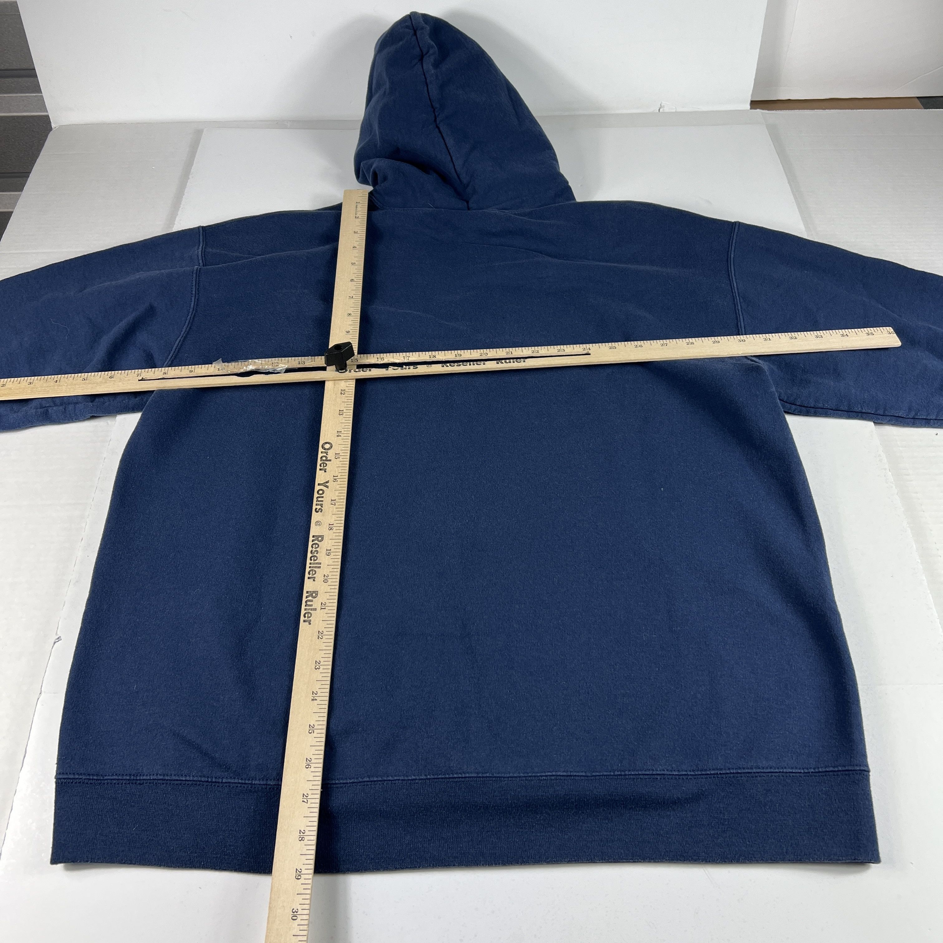 NFL Y2K Seattle Seahawks Football Sweatshirt Blue Faded Hoodie Size US XL / EU 56 / 4 - 14 Thumbnail