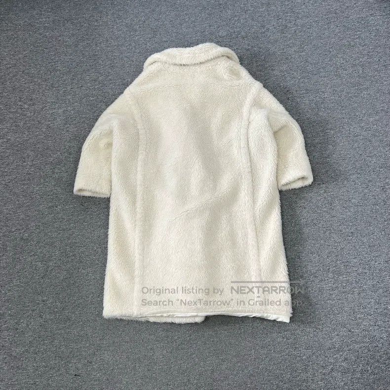Max Mara Max Mara White Teddy Overcoat Size XS / US 0-2 / IT 36-38 - 2 Thumbnail