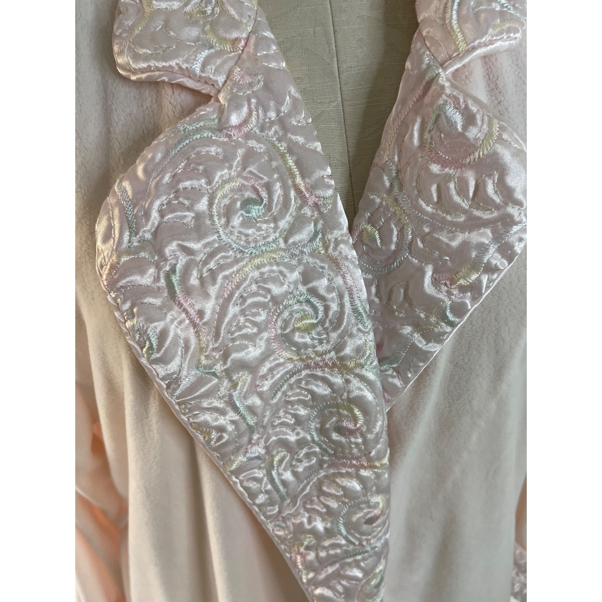 Vintage Diamond Tea Vintage Womens Robe Size Small Pink Size ONE SIZE - 4 Thumbnail