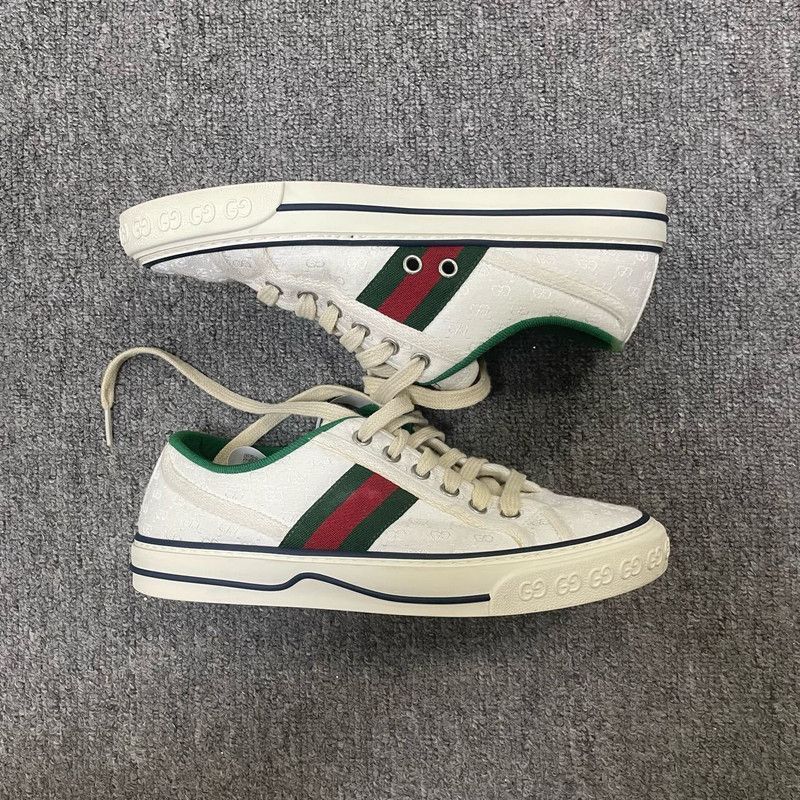 Gucci Gucci Tennis 1977 Retro Low-Top Sneakers - Size US 7.5 / EU 40-41 - 7 Thumbnail