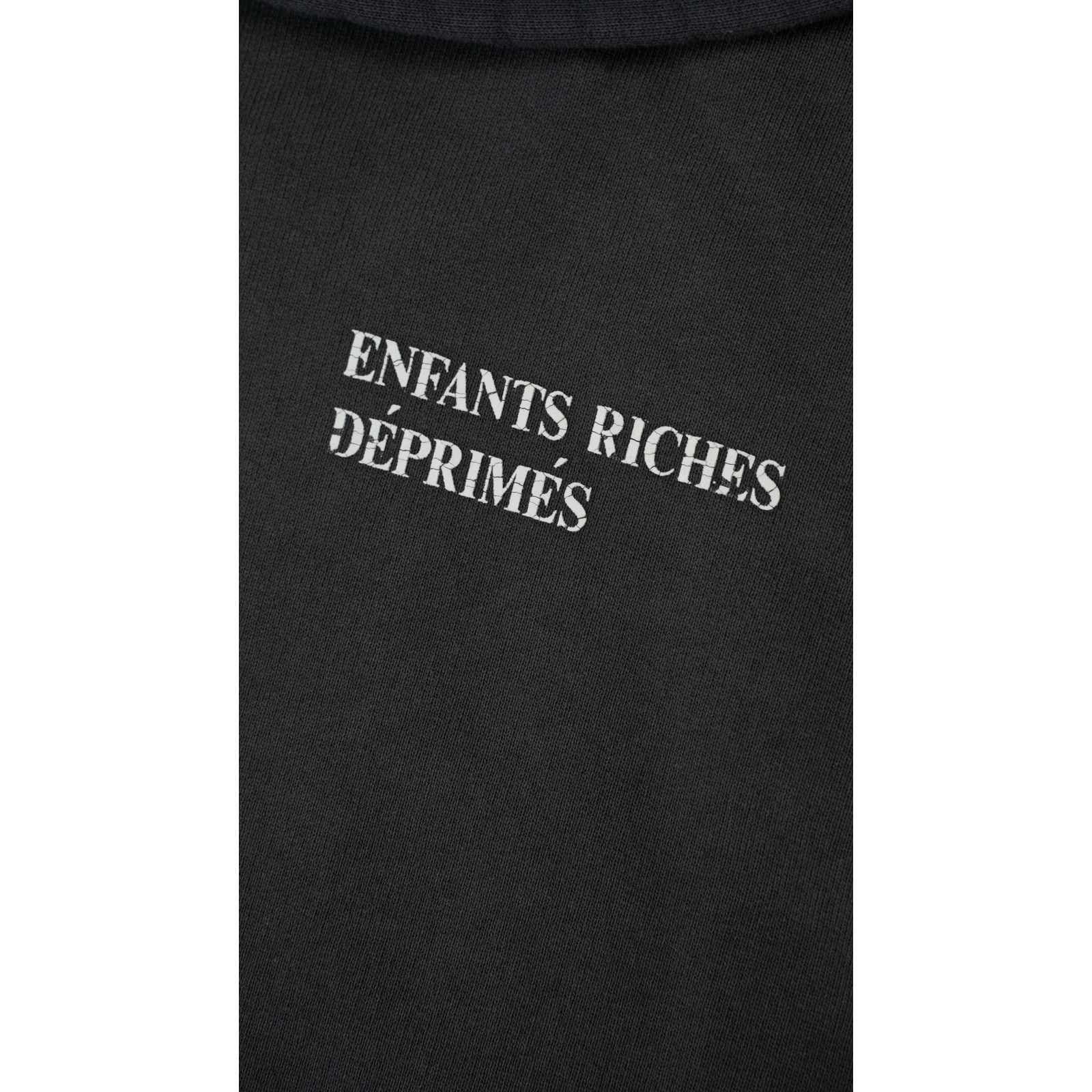 Enfants Riches Deprimes Gray Thermal Lined Distressed Logo Hoodie Size US M / EU 48-50 / 2 - 4 Thumbnail