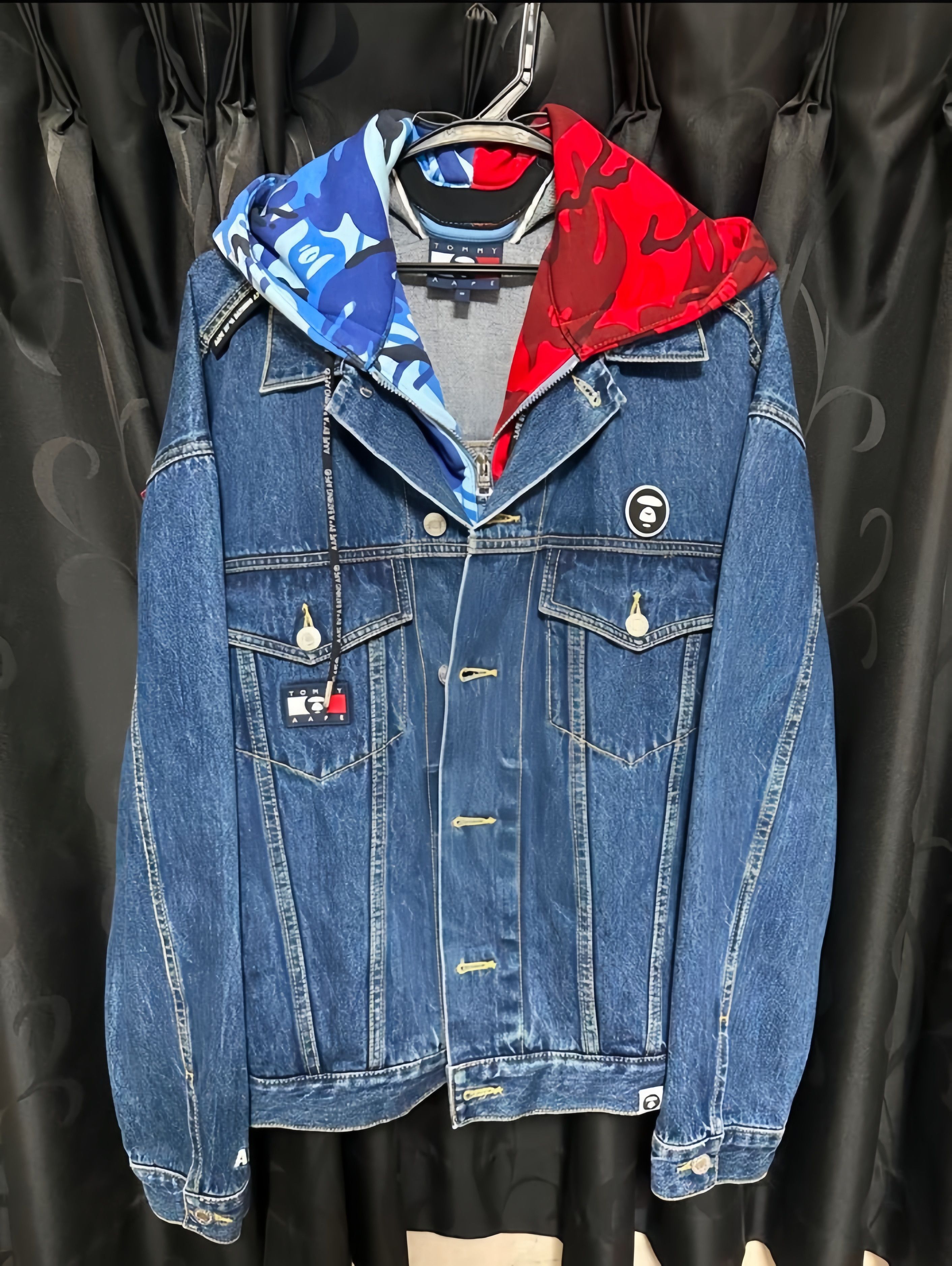 Aape × Tommy Hilfiger Tommy Hilfiger x Aape Denim Jacket Size US L / EU 52-54 / 3 - 3 Thumbnail