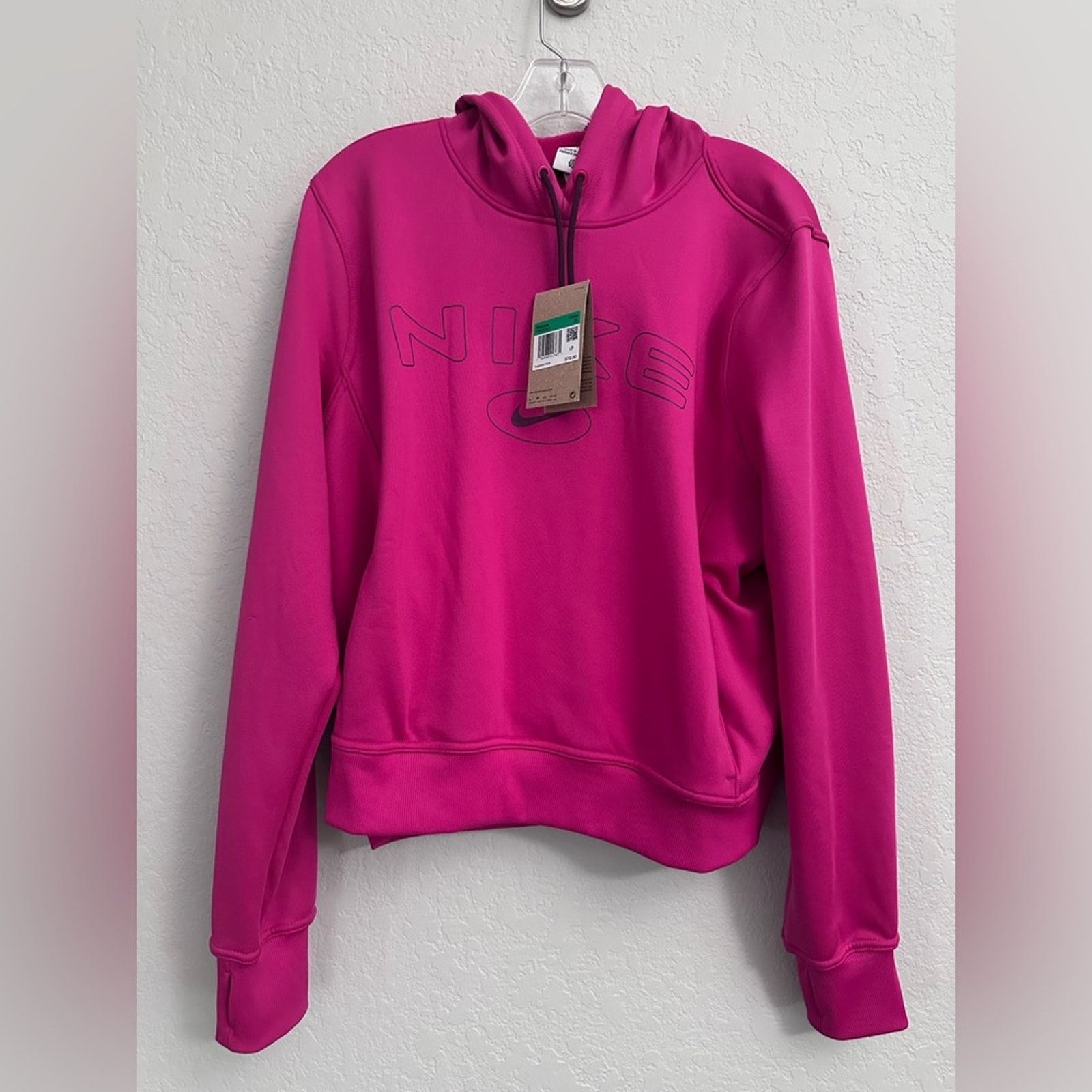 Nike Nike Therma-Fit Fleece Pullover Hoodie Women XL Fuschia Pink Size XL / US 12-14 / IT 48-50 - 1 Thumbnail