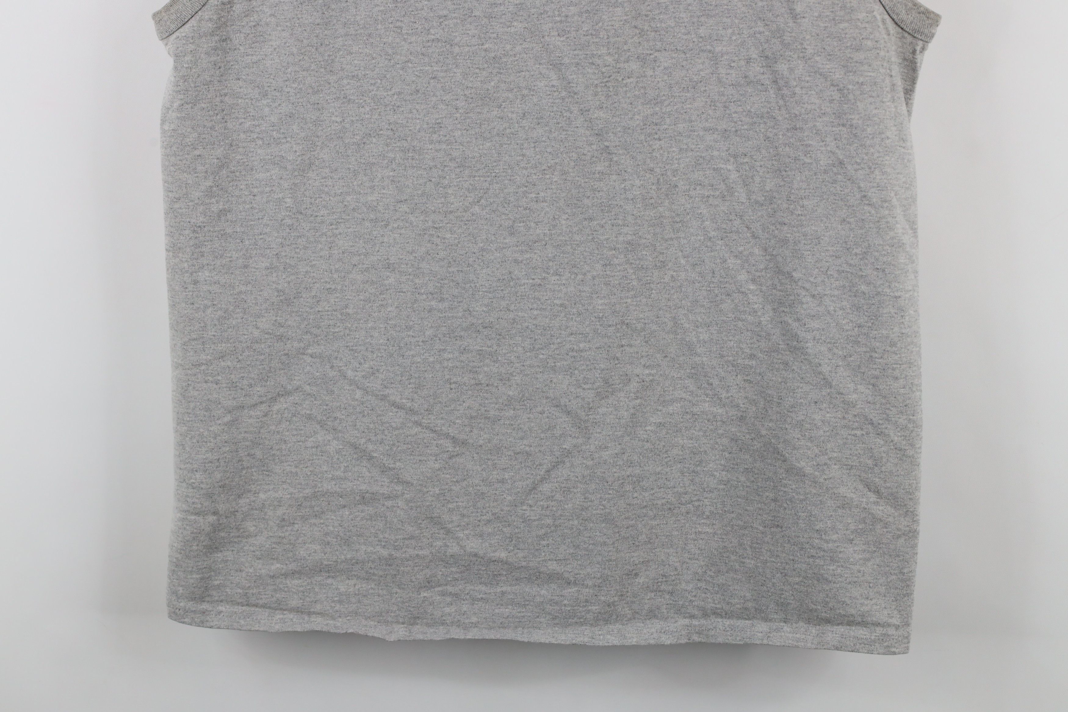 Champion × Vintage Vintage Champion Logo Sleeveless Muscle T-Shirt Heather Gray Size US L / EU 52-54 / 3 - 3 Thumbnail