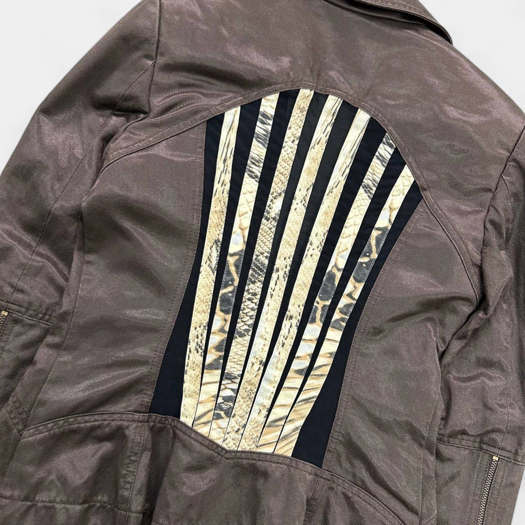 Just Cavalli Just Cavalli 2000s Shiny Nylon Blazer Jacket Size S / US 4 / IT 40 - 6 Thumbnail