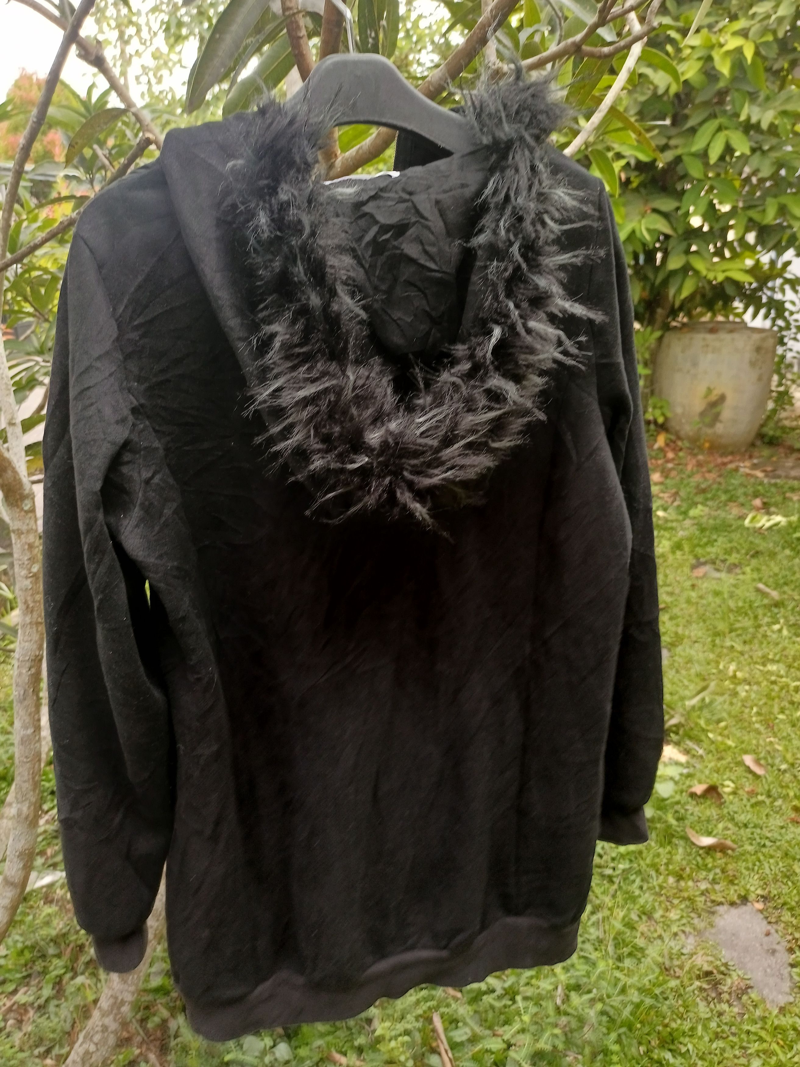 Other Crazy Black Half Zipper Fur Hoodie Lgb Style Size US L / EU 52-54 / 3 - 19 Thumbnail