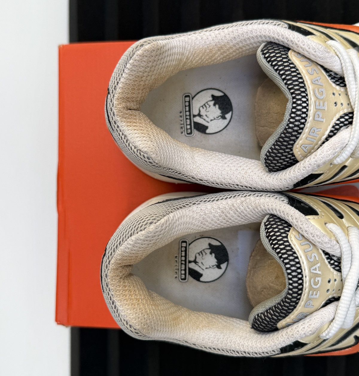 Nike Air Pegasus 2K5 OG 2005 Vintage Orange Running Shoes Rare Size US 10.5 / EU 43-44 - 10 Thumbnail