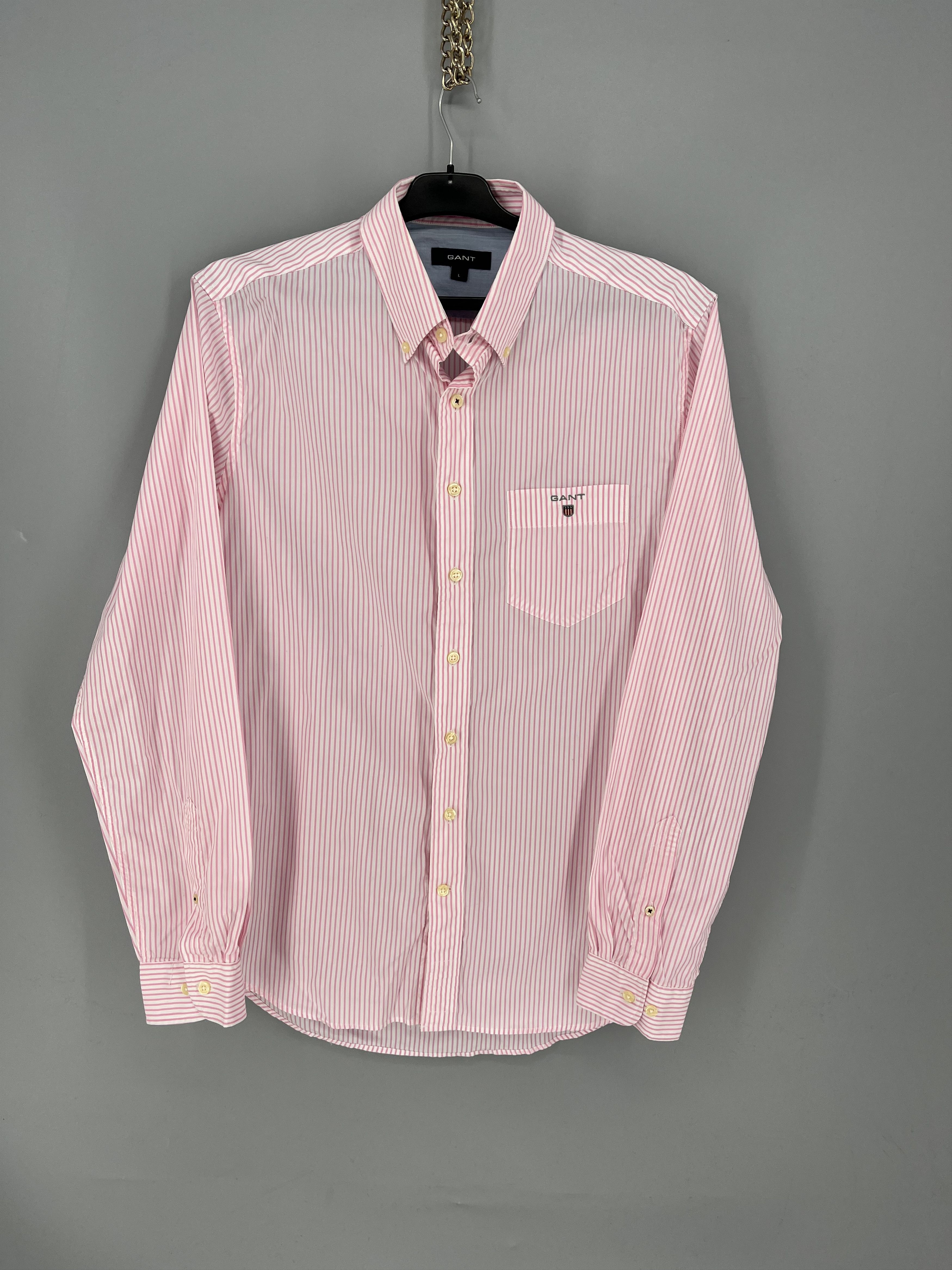 Gant Gant Button Down Shirt Mens L Pink Gingham Check Long Sleeve Size US L / EU 52-54 / 3 - 1 Thumbnail