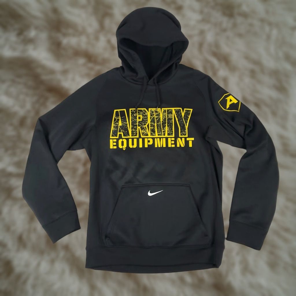 Nike Nike Hoodie Mens Small Black Pullover Thermo Fit Sweatshirt Mock Neck Hooded All Seasons Logo Pockets Winter Fall Spring Summer 90s? Size US S / EU 44-46 / 1 - 1 Thumbnail