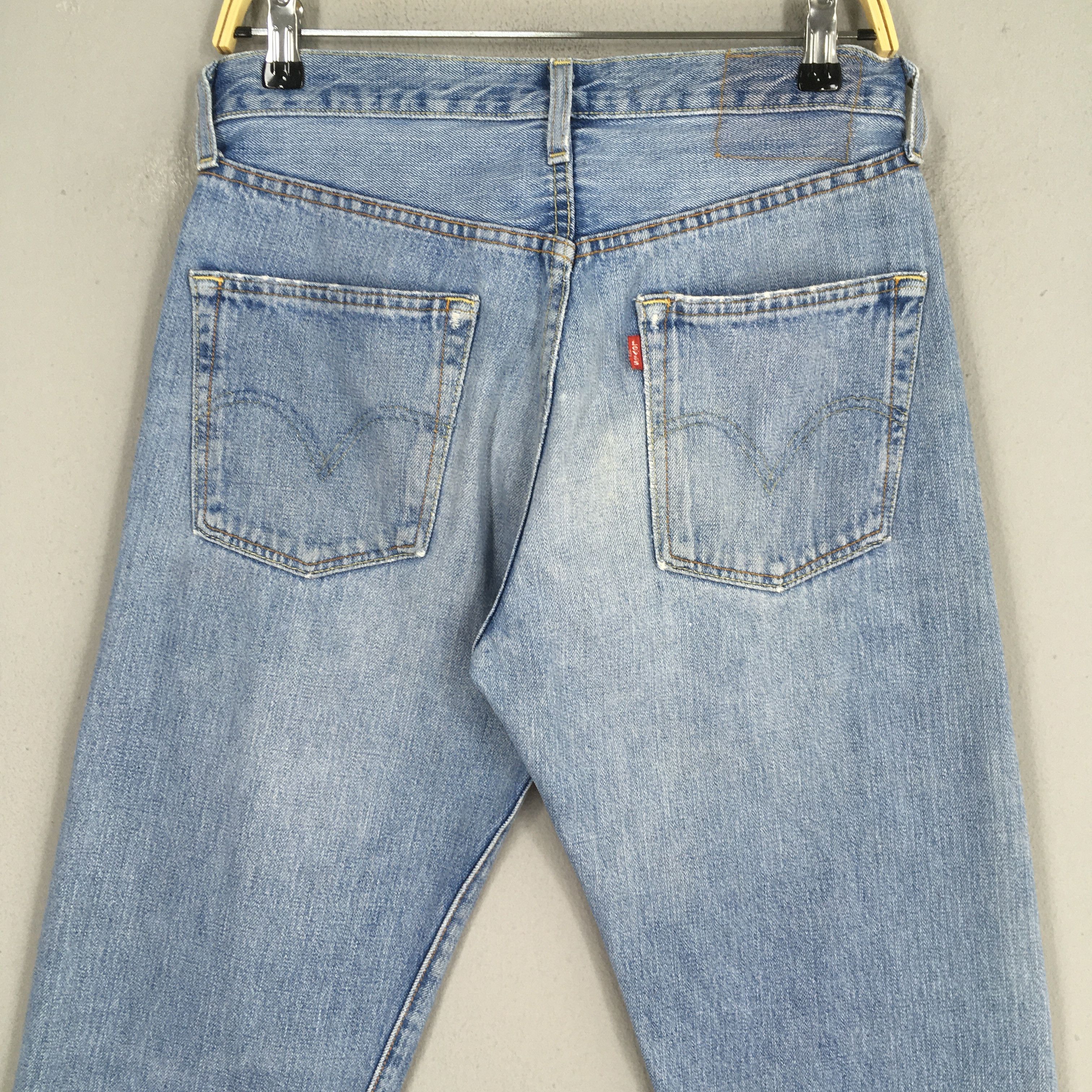 Levi's Size 28x31 Vintage Y2K Levi's 501 Straight Cut Jeans S398 Size US 28 / EU 44 - 8 Thumbnail