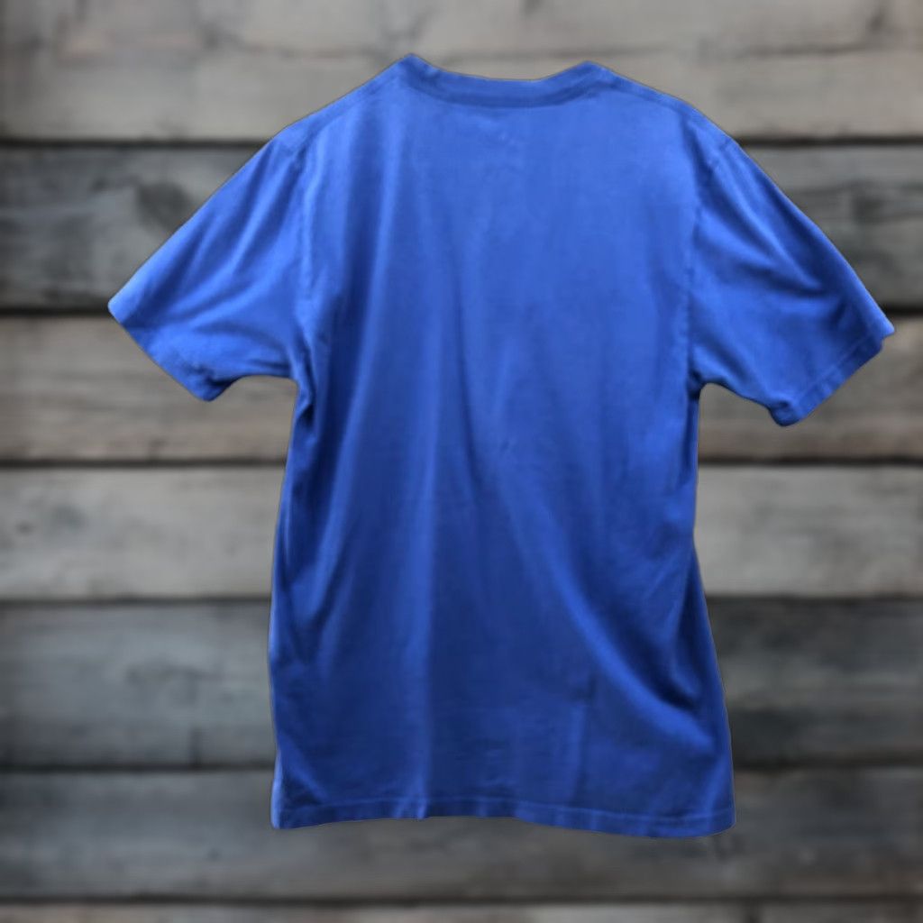 Nike Nike T Shirt Mens S Regular Fit Blue Short Sleeve Crewneck Swoosh Logo Cotton Size US S / EU 44-46 / 1 - 1 Thumbnail