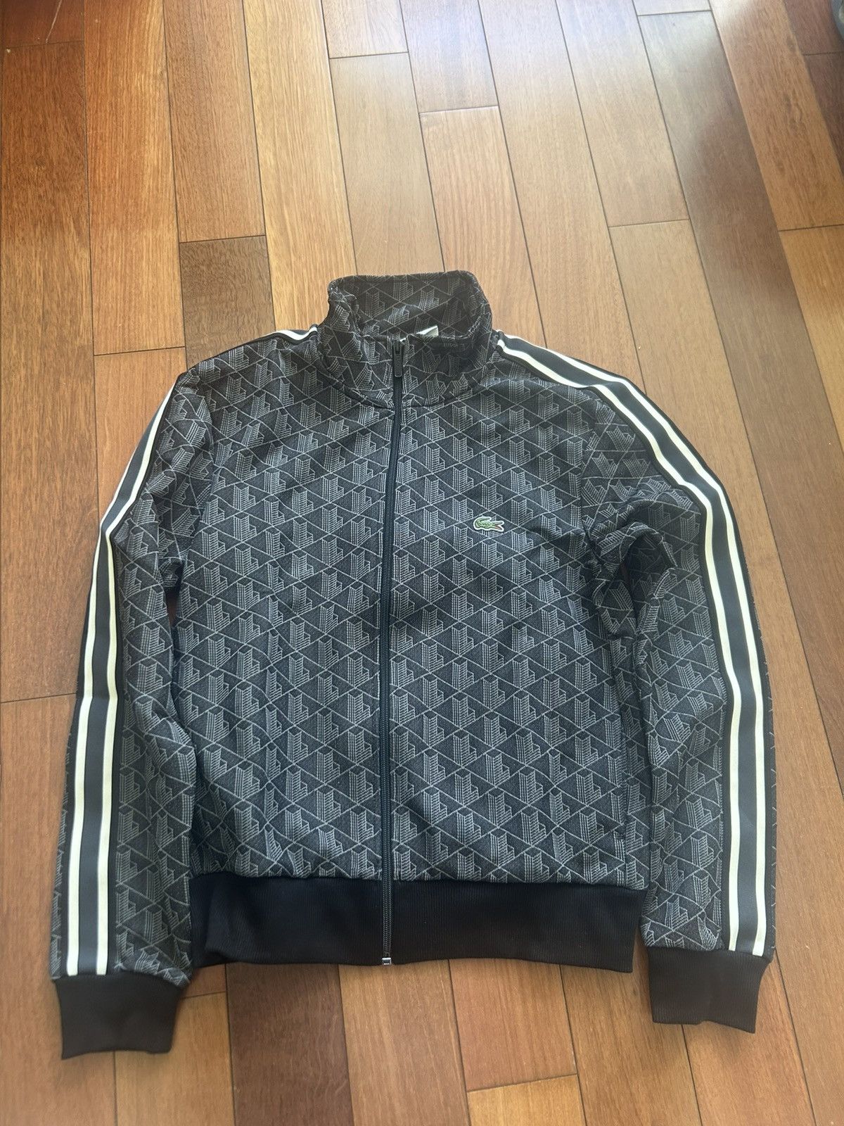 Lacoste Lacoste Monogram Jacket Black Size US S / EU 44-46 / 1 - 1 Thumbnail