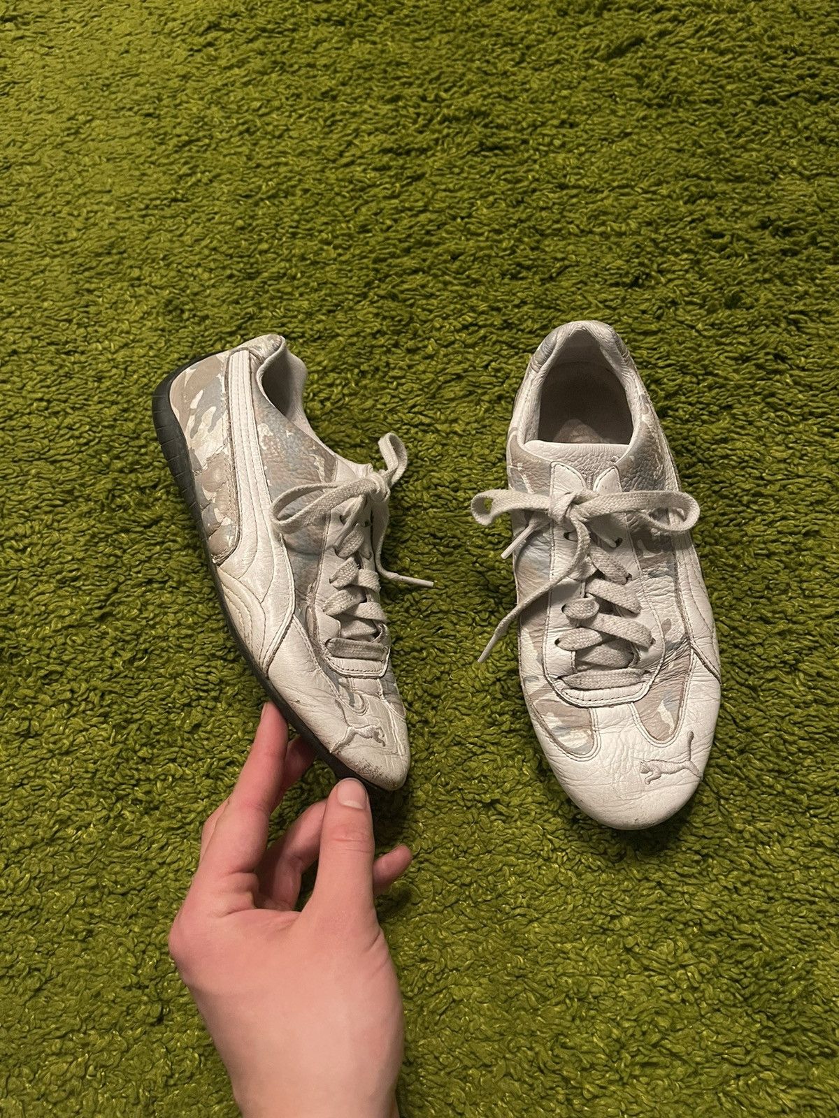 Puma 2000s vintage mostro jil sander esthetic sneakers Y2K