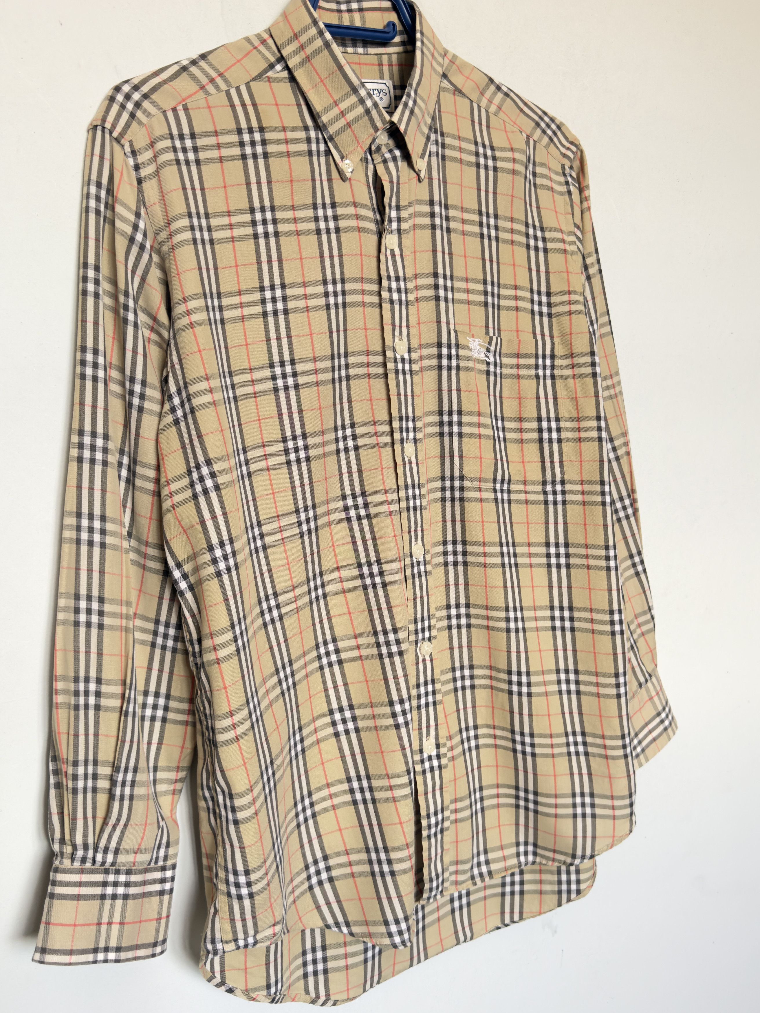 Burberry 🔥 burberry novacheck shirt vintage size M cotton Size US M / EU 48-50 / 2 - 2 Thumbnail