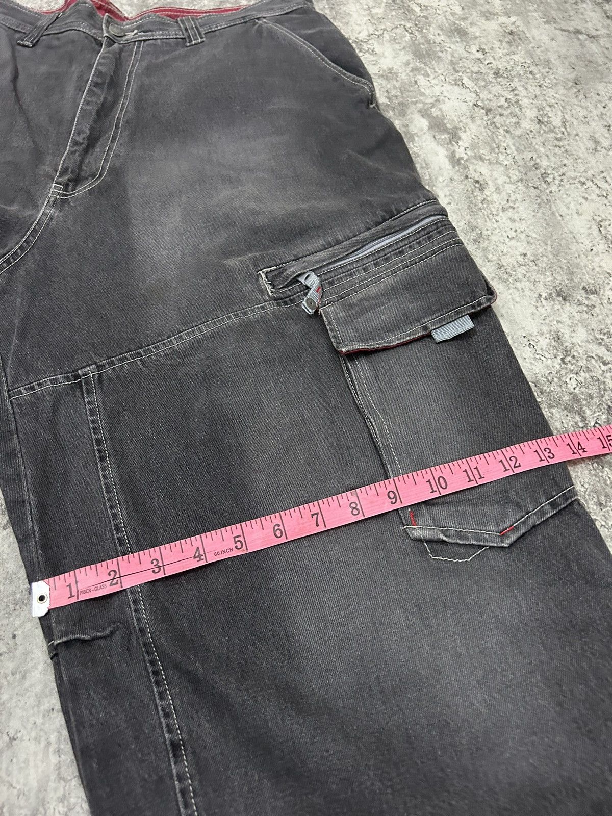 JNCO × Vintage Vintage Pract Denim Cargo Baggy Pants Size US 35 - 16 Thumbnail