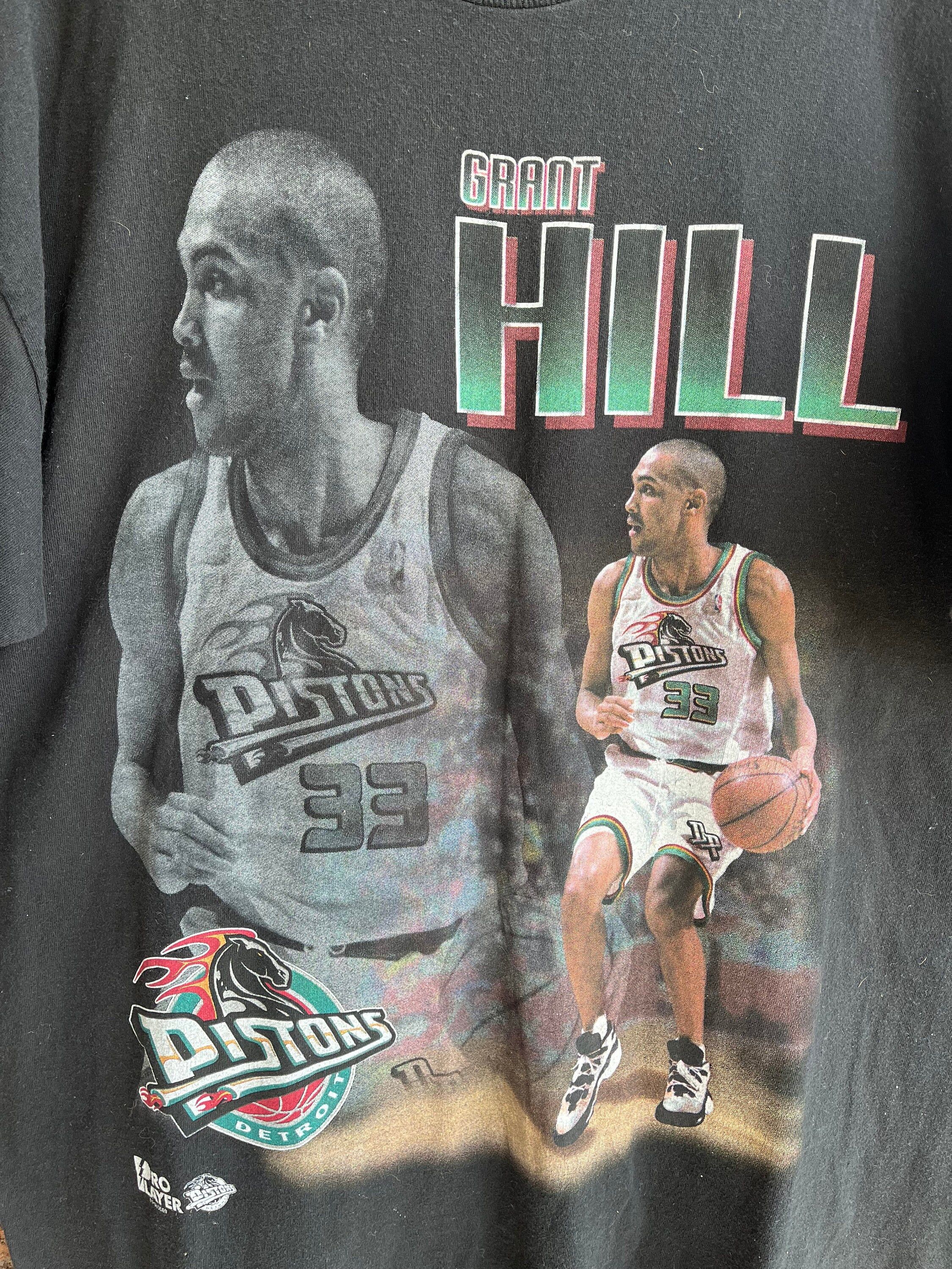 Pro Player Vintage Grant Hill Detroit Pistons NBA Proplayer Tshirt Size US XL / EU 56 / 4 - 2 Thumbnail