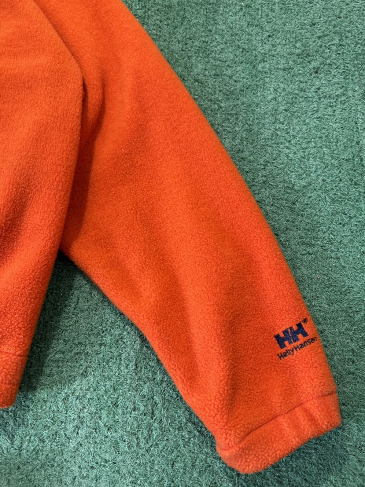 Helly Hansen Helly Hansen Orange Fleece Oversize Halfzip Vintage Size US M / EU 48-50 / 2 - 4 Thumbnail