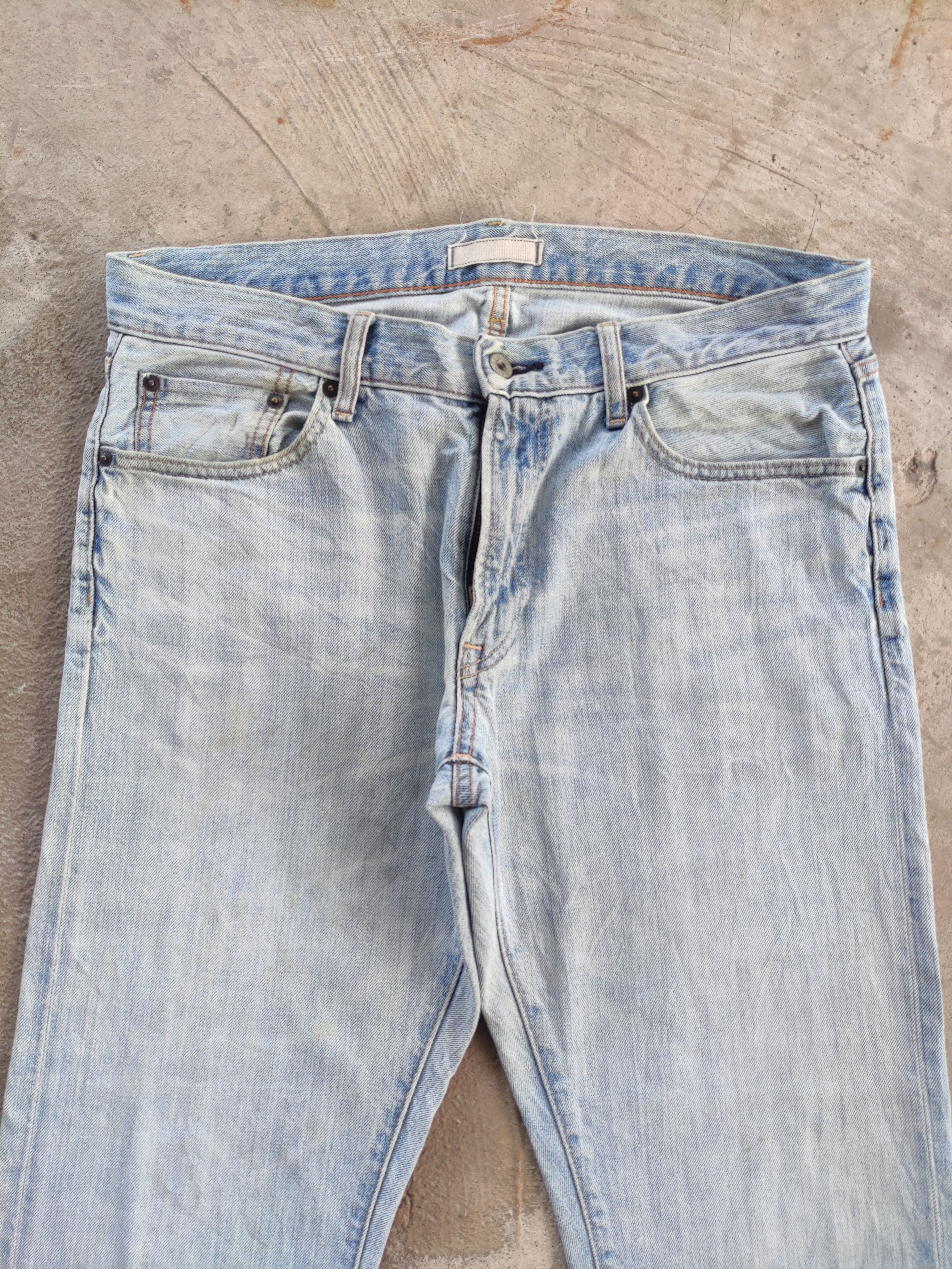 Japanese Brand Vintage Japanese Jean Distressed Faded Denim Pants Size US 36 / EU 52 - 3 Thumbnail