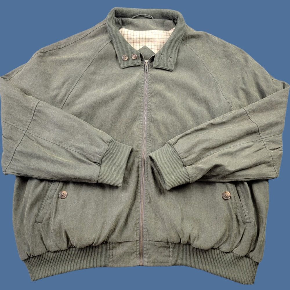 Orvis Orvis Bomber Jacket Mens XL Green Solid Lined Casual Outdoor Classic Clothing长度 Size US XL / EU 56 / 4 - 1 Thumbnail