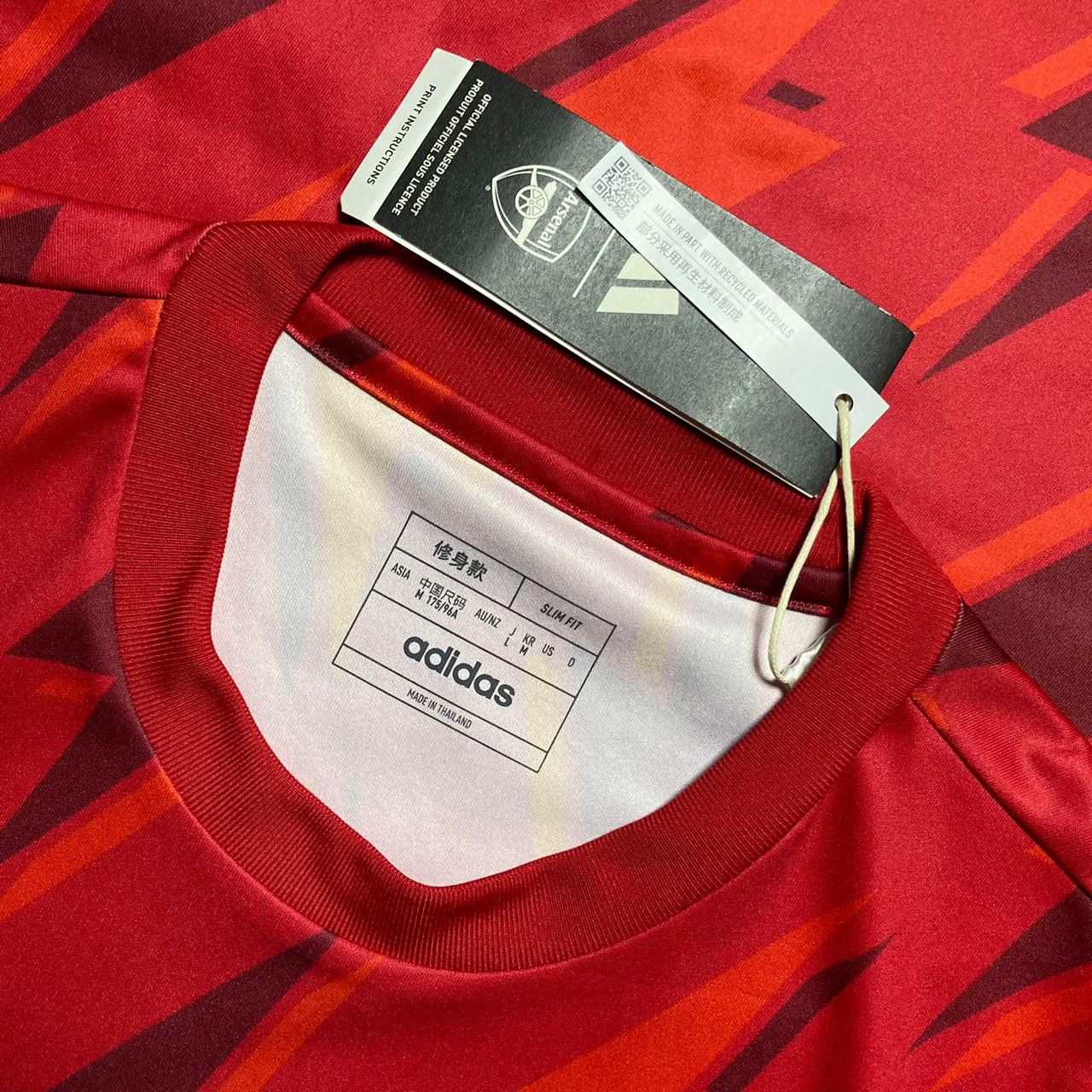 Adidas 2023-24 Arsenal Pre Match Adidas HZ2193 Size US M / EU 48-50 / 2 - 5 Thumbnail