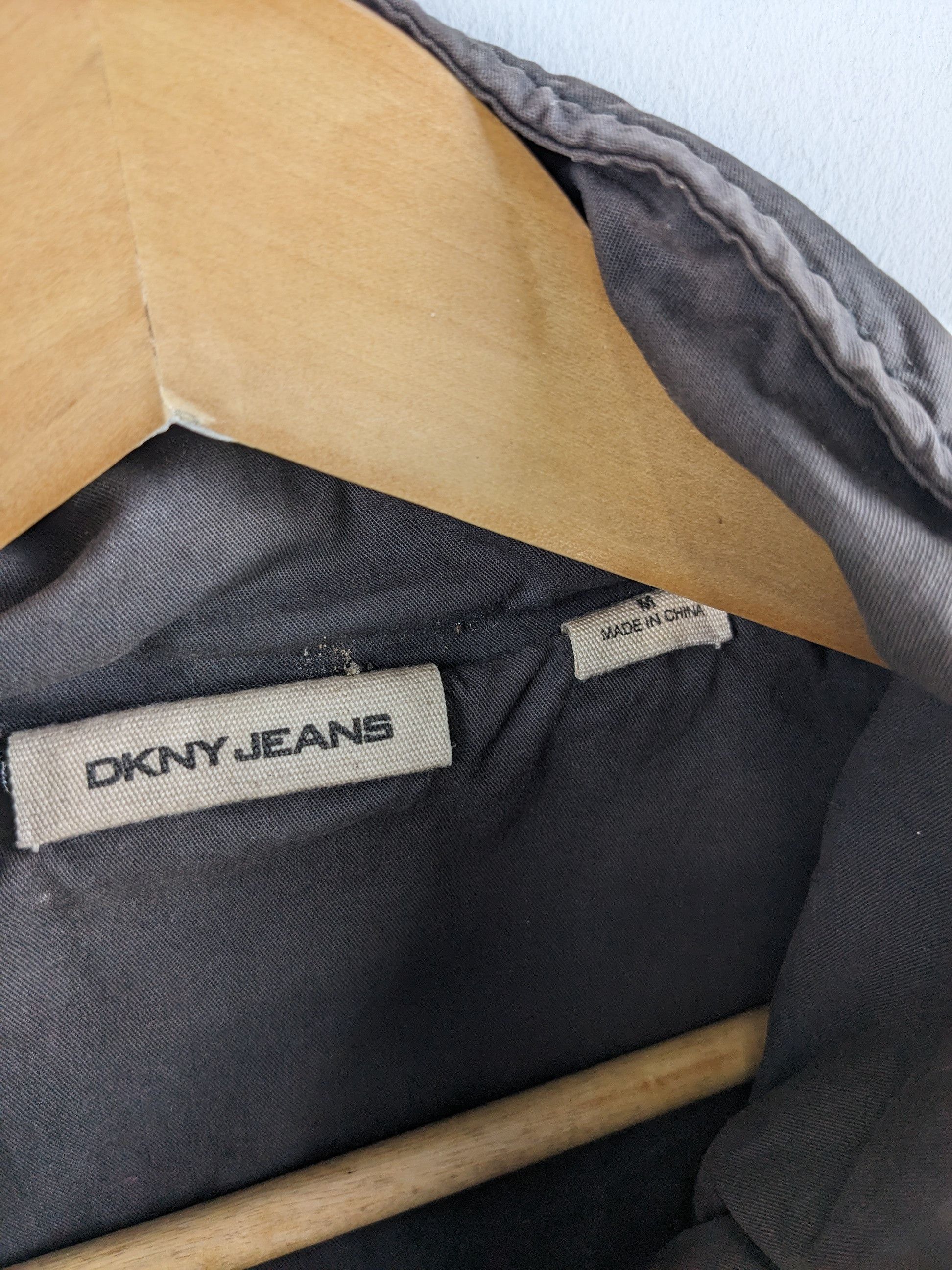 DKNY × Vintage Vintage DKNY Jacket Hoodie Military Style Size US M / EU 48-50 / 2 - 12 Thumbnail