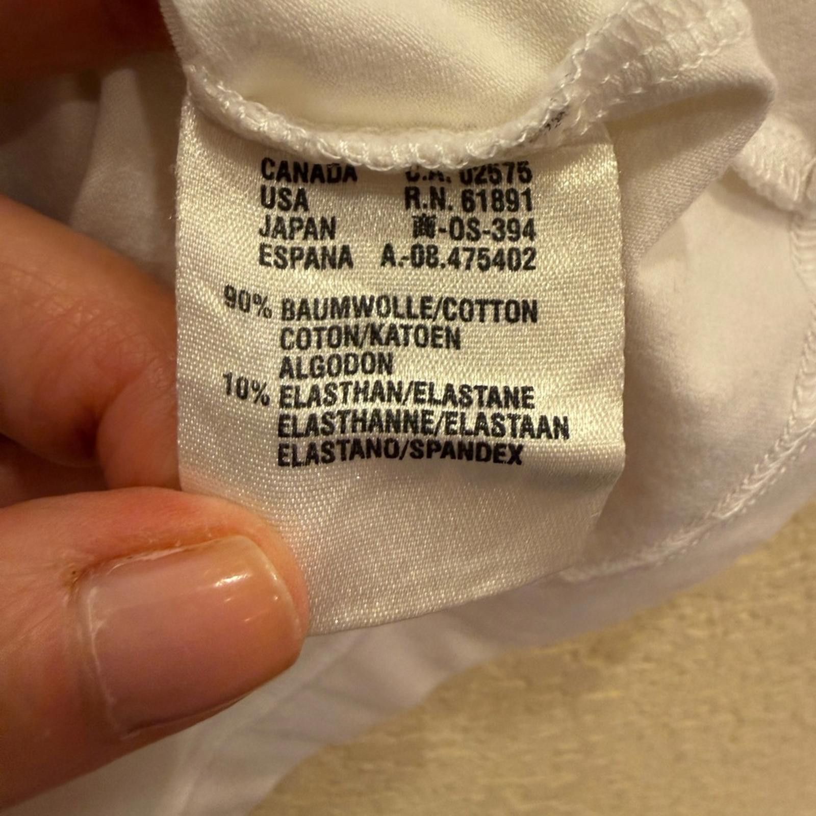 Escada Escada Women's White Short Sleeve Tee Sz 38 Size M / US 6-8 / IT 42-44 - 6 Thumbnail
