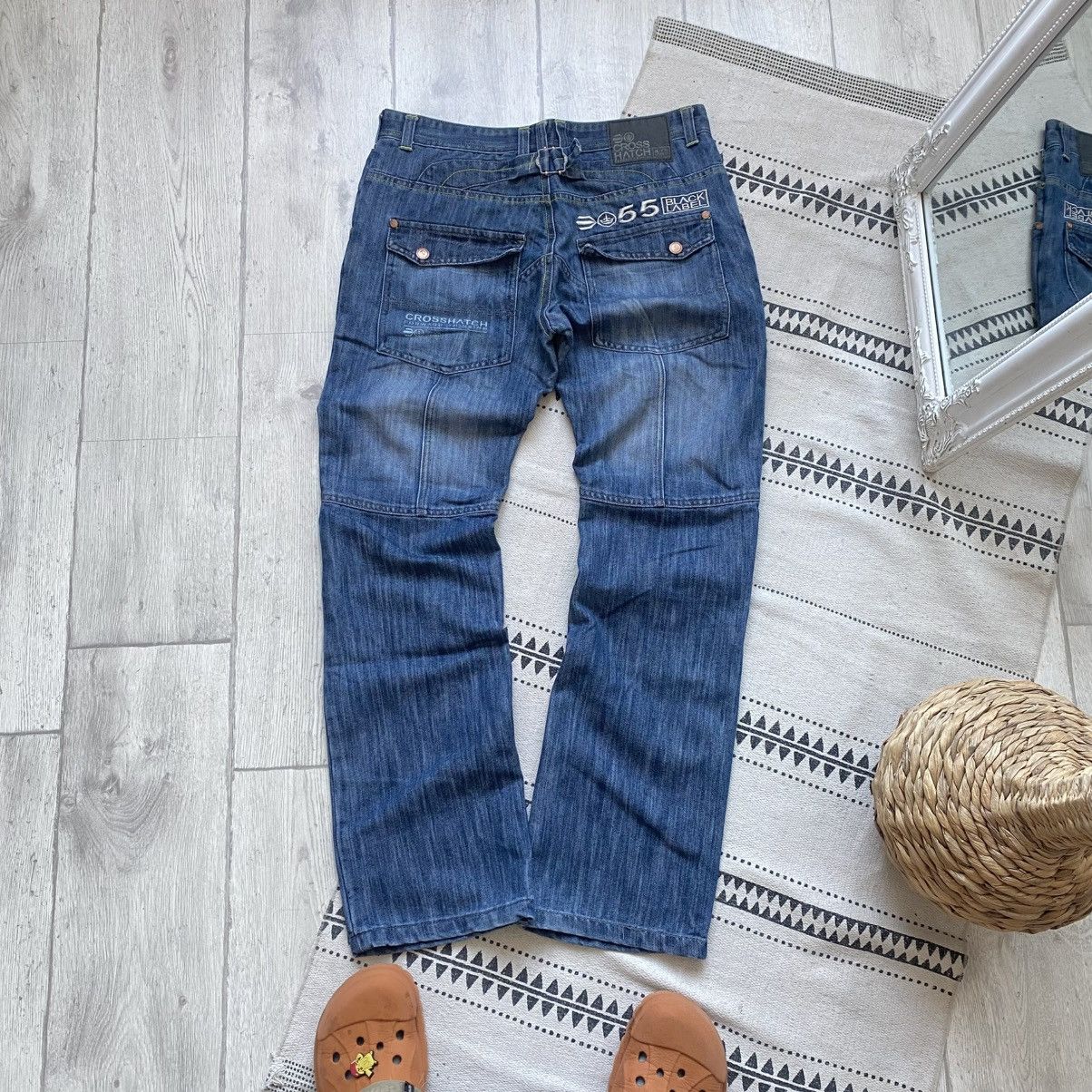 If Six Was Nine Vintage 2000s Avant-garde If Six Was Nine style Denim pants Size US 32 / EU 48 - 1 Thumbnail