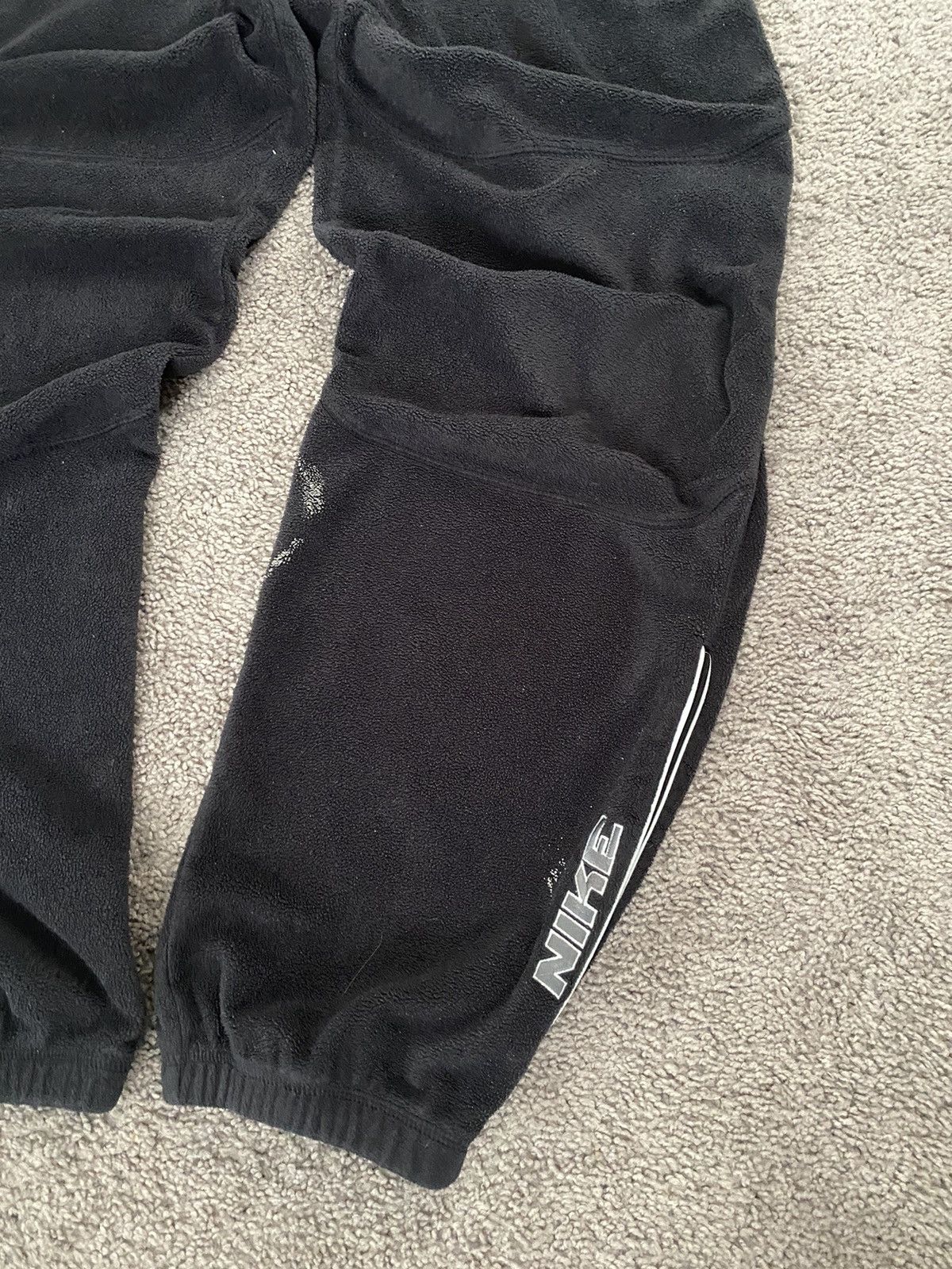 Nike × Vintage Vintage Y2K Baggy Dark Grey Comfy Essential Sweatpants! Size 34 - 5 Thumbnail