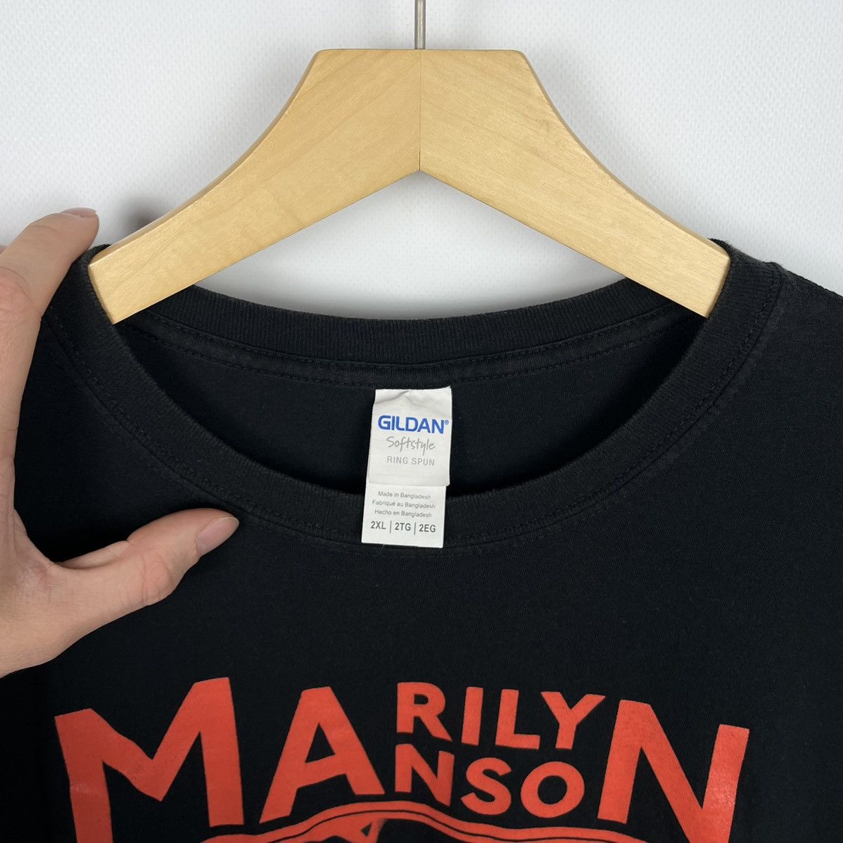 Band Tees Vintage Marilyn Manson Rock Band T Shirt 90’s Size US XL / EU 56 / 4 - 9 Thumbnail