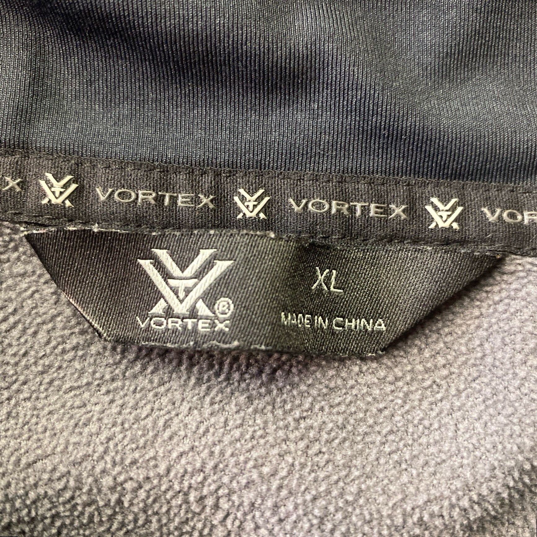 Logo 7 Vortex Hoodie Mens XL Gray Pullover Long Sleeve Logo Polyester Sweatshirt Size US XL / EU 56 / 4 - 3 Thumbnail