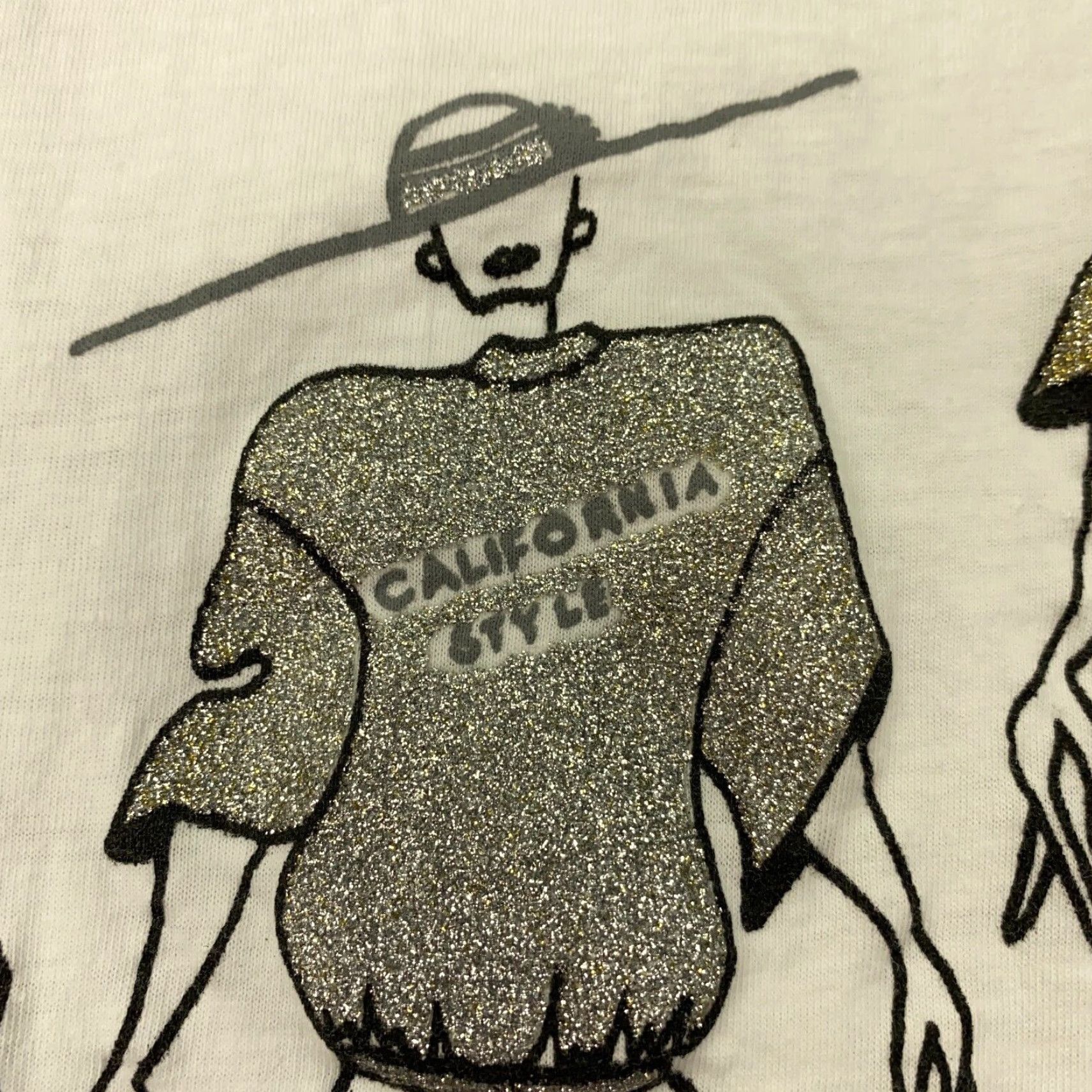Vintage VINTAGE T World California Style T-Shirt Men XL White 90s Retro Casual Short Sleeve Size US XL / EU 56 / 4 - 5 Thumbnail