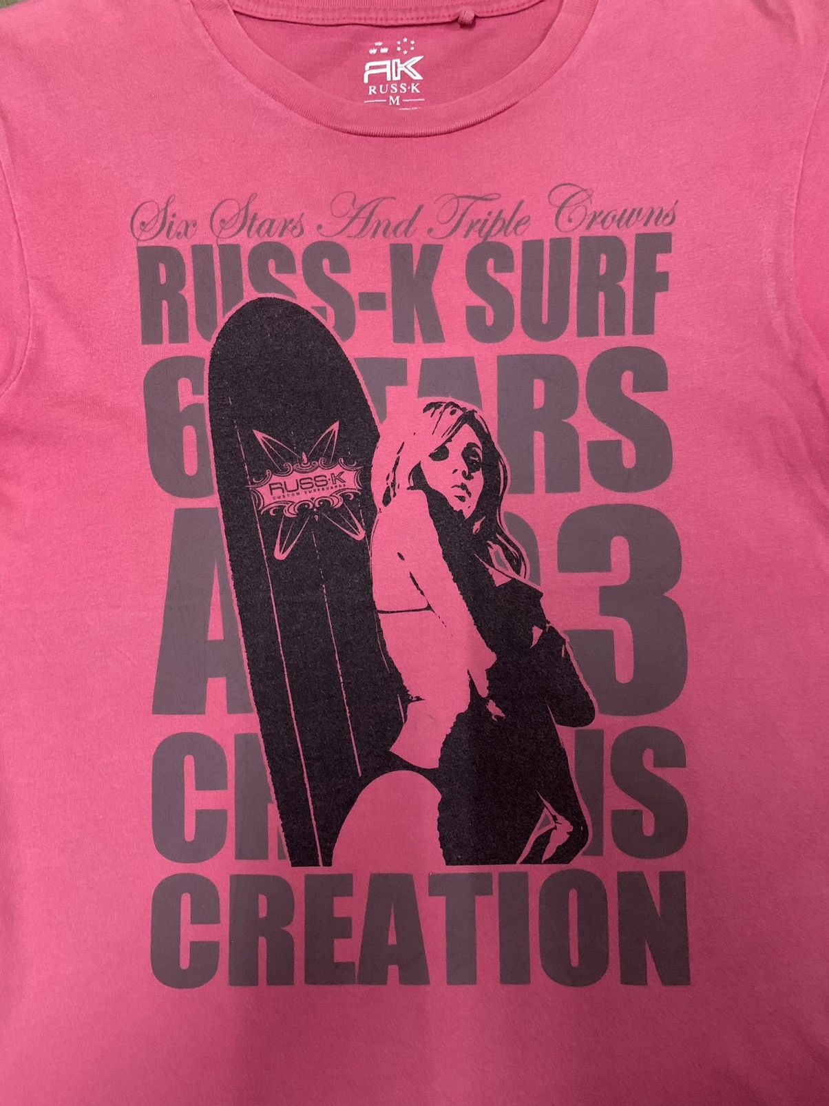 If Six Was Nine × Japanese Brand × Le Grande Bleu (L.G.B.) Vintage Russ K Surf Style Hysteric Glamour Tshirt Size US M / EU 48-50 / 2 - 3 Thumbnail