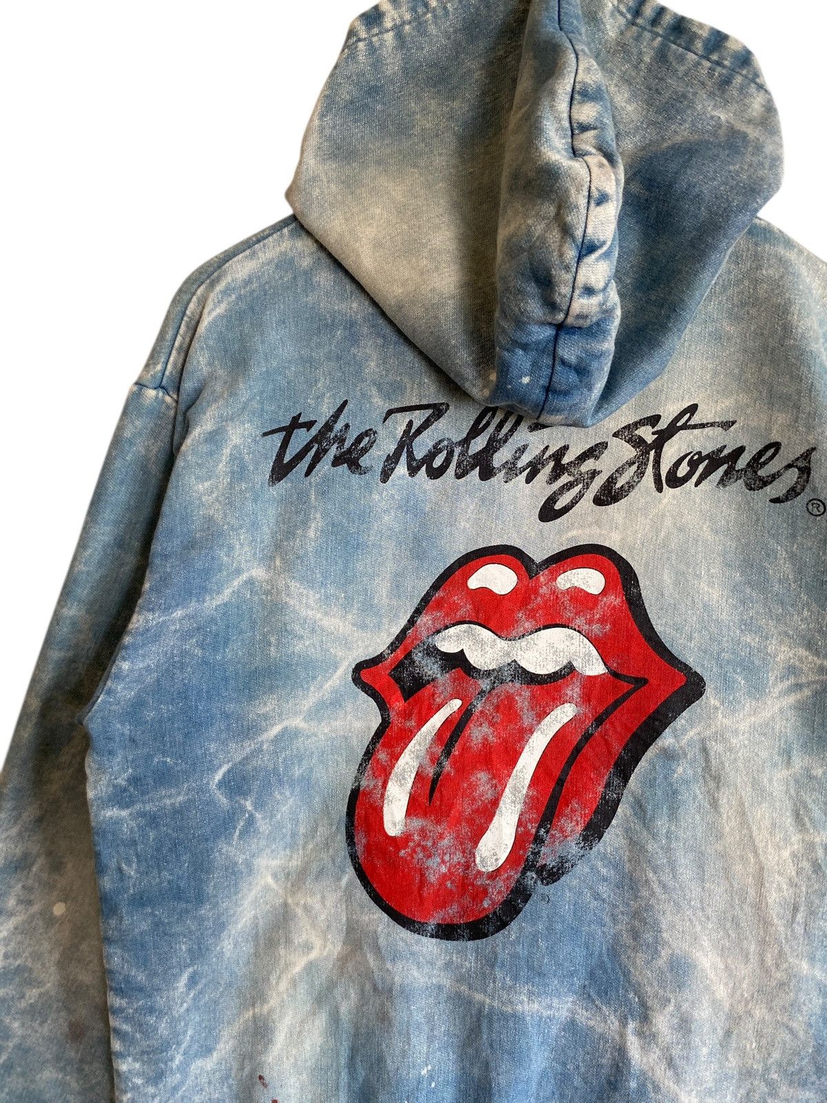 JACKROSE Rare Vintage Jackrose The Rolling Stones Bleach Hoodie 2000s Size US L / EU 52-54 / 3 - 3 Thumbnail