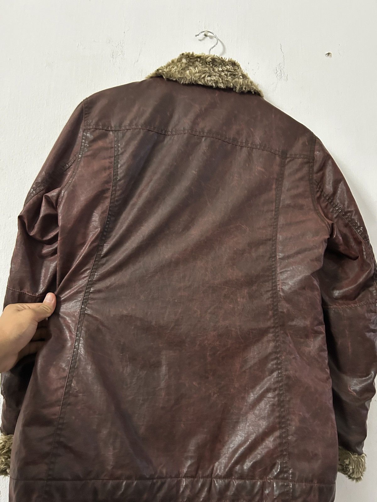 Patrick Cox Vintage Patrick Cox Wannabe fur jacket Size M / US 6-8 / IT 42-44 - 10 Thumbnail