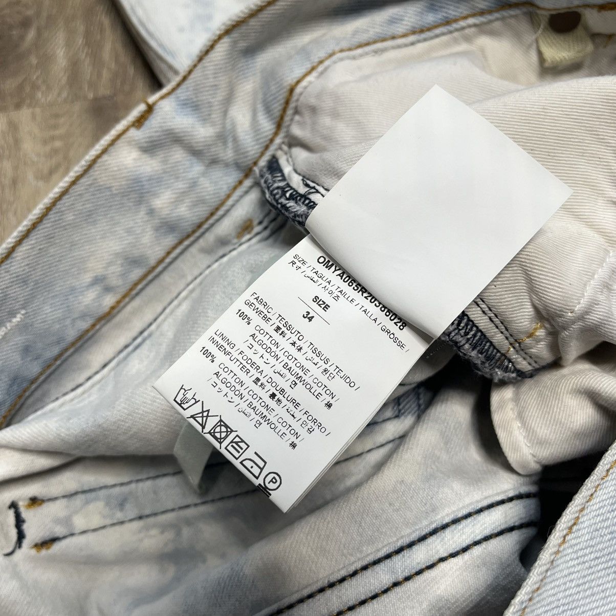 Off-White × Virgil Abloh RARE extreme bleach off white jeans Size US 34 / EU 50 - 10 Thumbnail