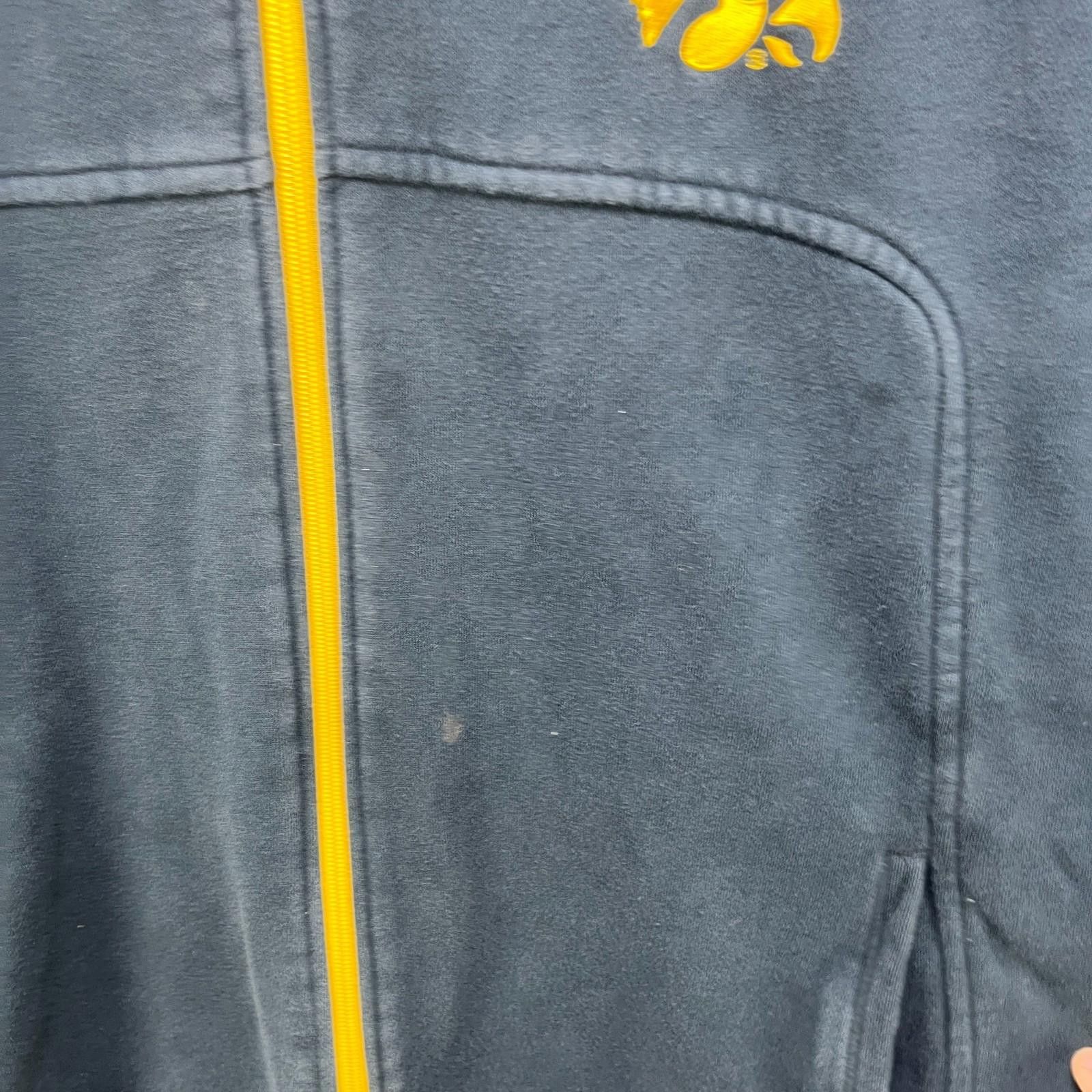 Nike Vintage Nike Iowa Hawkeyes Full Zip Sweatshirt XL Size ONE SIZE - 7 Thumbnail