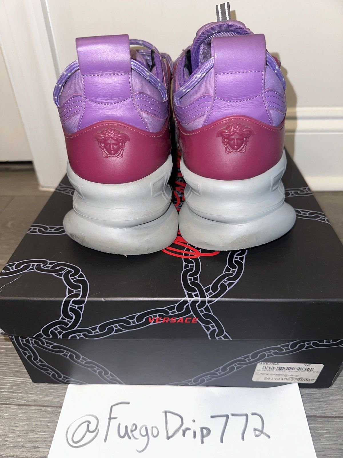 Versace Versace Chain Reaction Purple/Green Size 42 Size US 9 / EU 42 - 4 Thumbnail