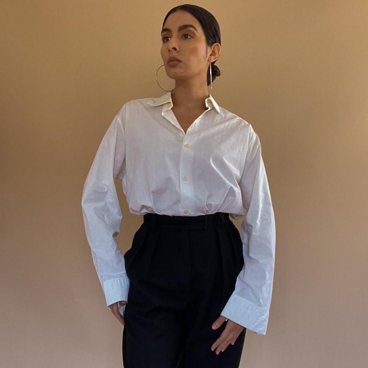 Vintage Vintage Cufflink Cotton Shirt Size M / US 6-8 / IT 42-44 - 1 Thumbnail