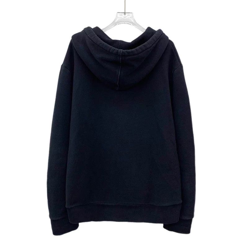 Gucci Gucci Black logo letter printed cotton hooded drawstring l Size US M / EU 48-50 / 2 - 2 Thumbnail