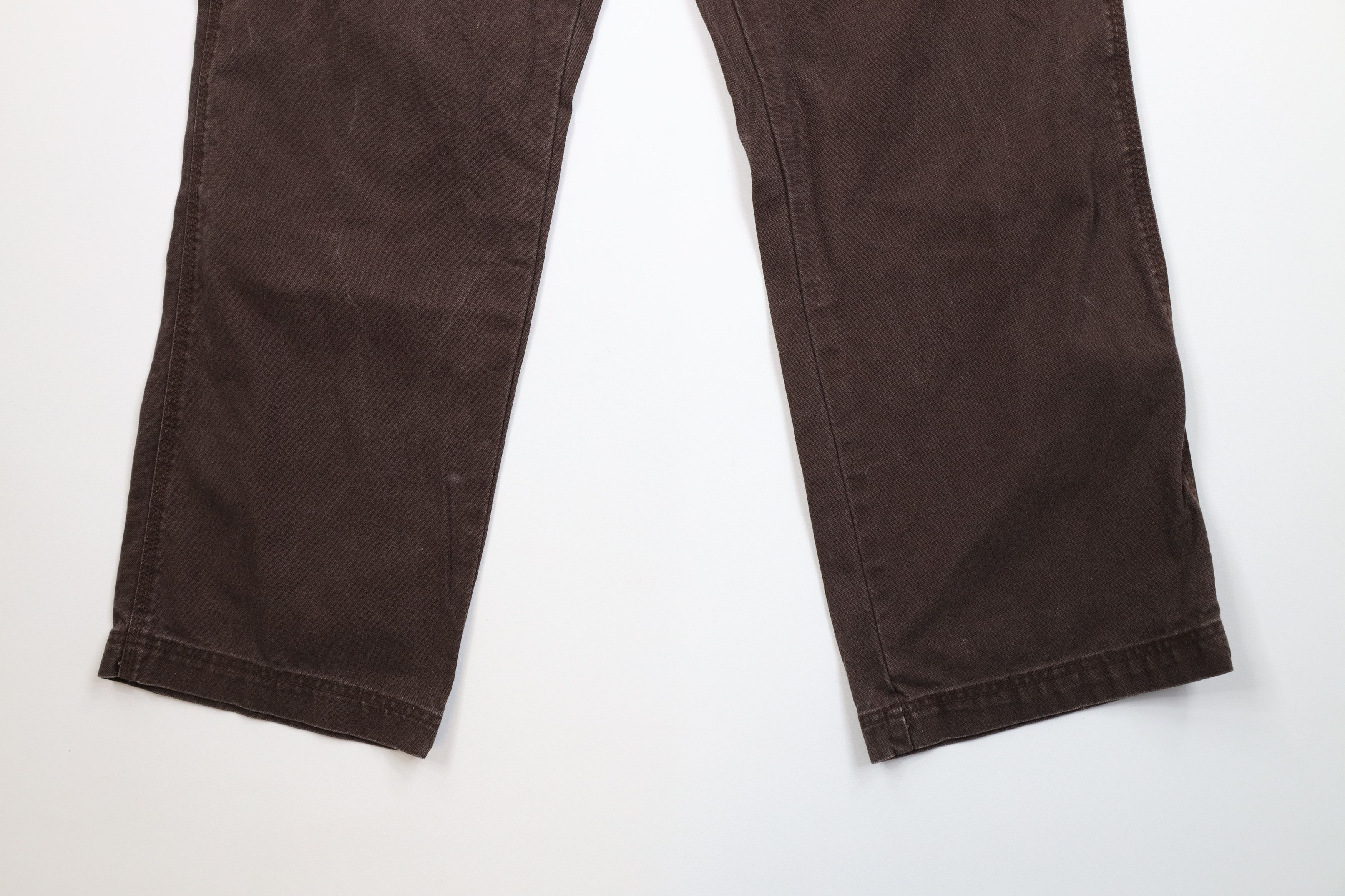 Vintage Vintage 90s Y2K Streetwear Canvas Dungaree Wide Leg Pants Size US 42 / EU 58 - 4 Thumbnail