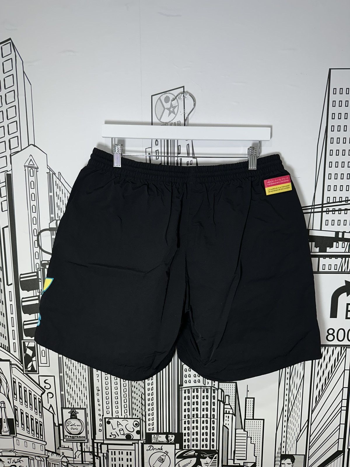 Adidas × Y-3 Adidas Grand Logo Shorts Black Aqua Yellow Size large Size US 34 / EU 50 - 4 Thumbnail