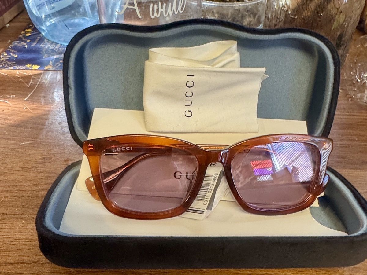 Gucci Gucci 55mm Square Sunglasses Qty: 1 HAVANA Size ONE SIZE - 2 Thumbnail