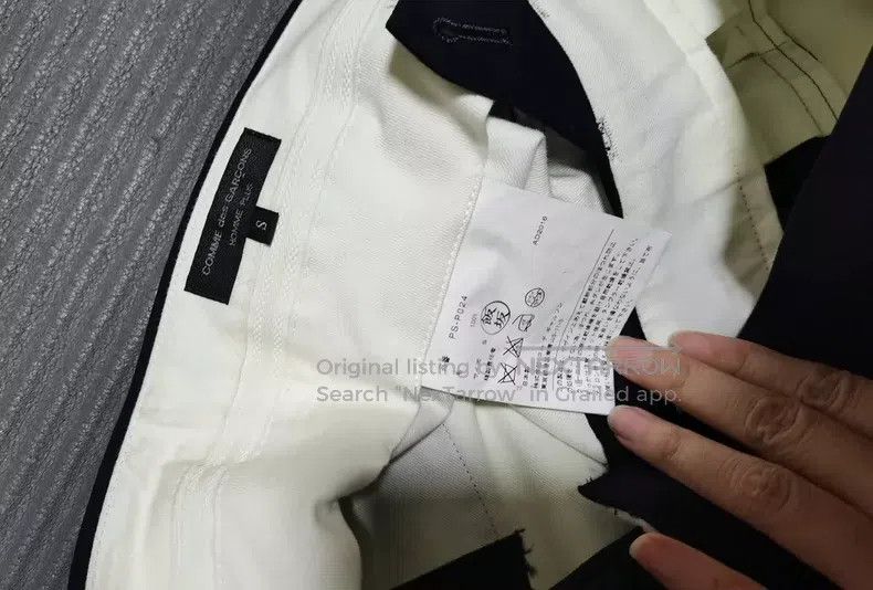 Comme des Garcons Comme Des Garcons size S Deconstructed design wool trouser Size US 27 - 3 Thumbnail