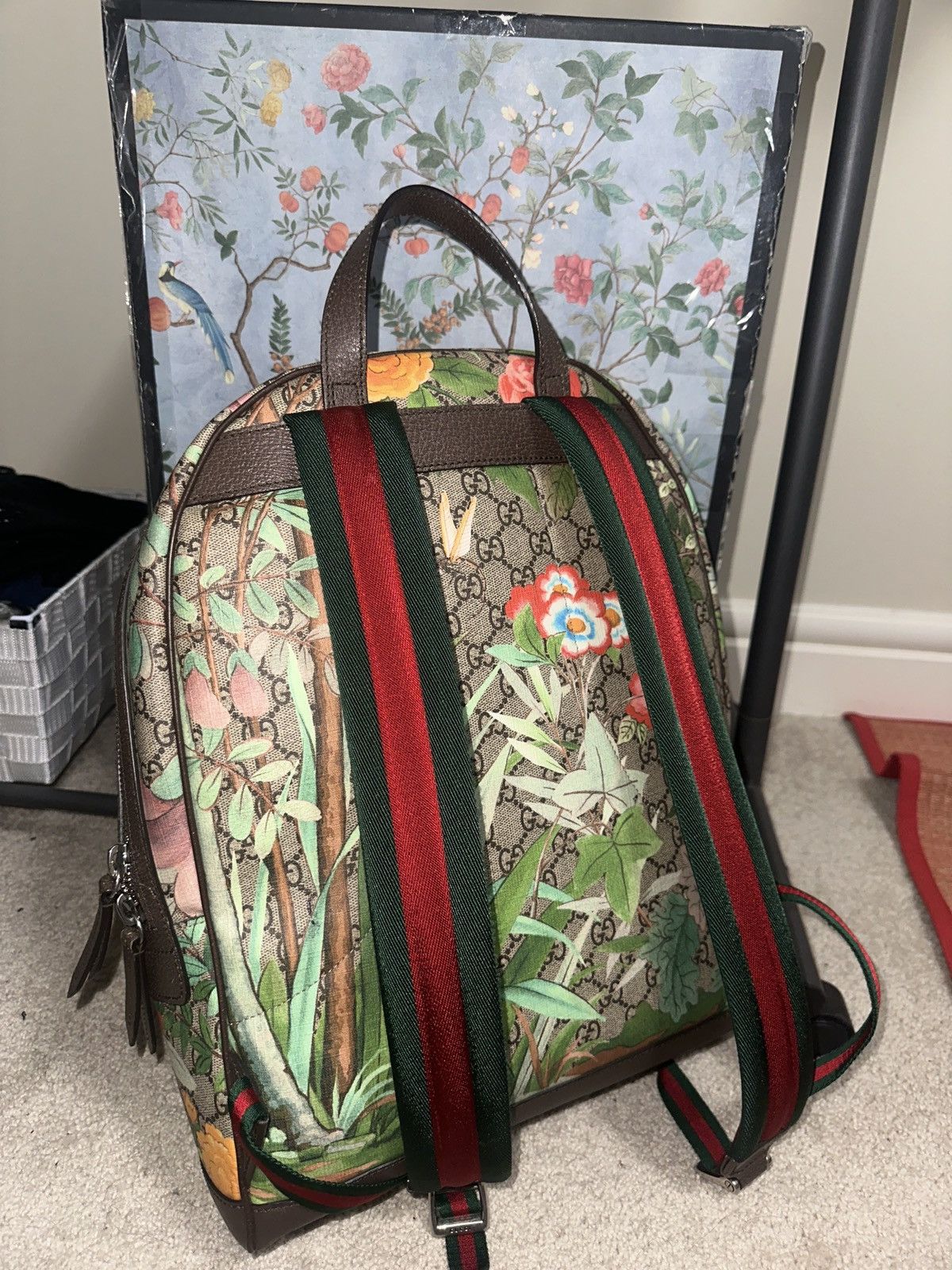 Gucci tian gg supreme backpack best sale