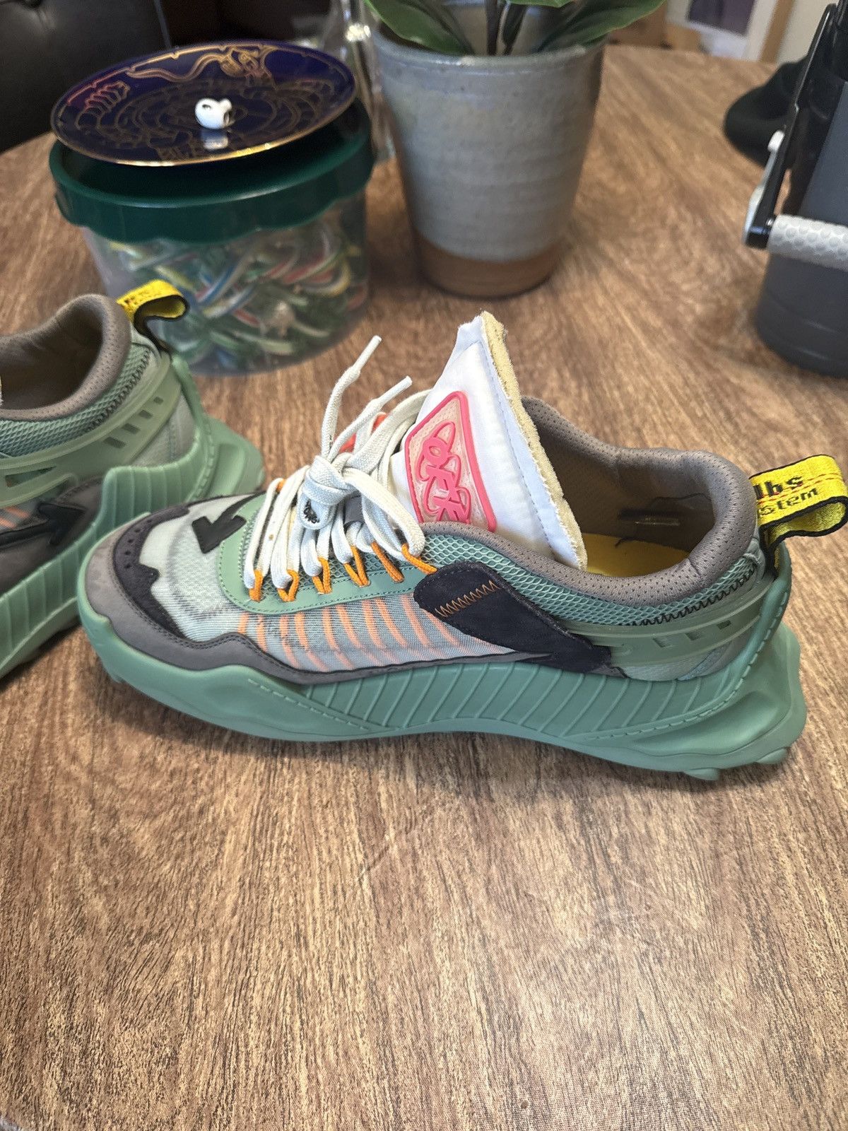 Off-White Off White Odsy 100 “Mint” Size US 9 / EU 42 - 4 Thumbnail