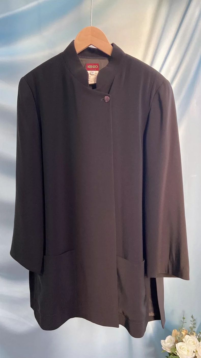 Kenzo KENZO The same black suit from the fall/winter 1997 show Size XS / US 0-2 / IT 36-38 - 2 Thumbnail