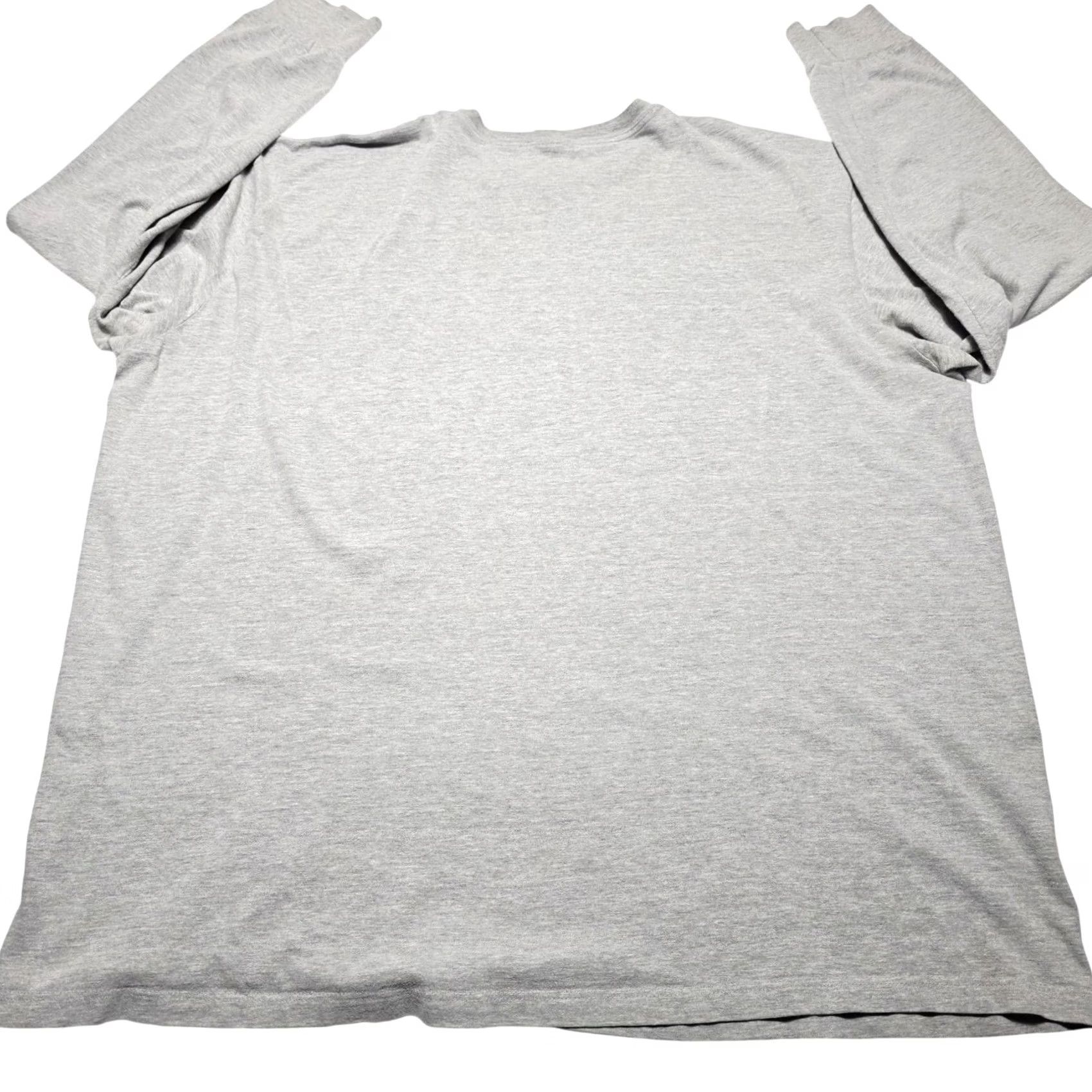 Polo Ralph Lauren VINTAGE Polo Ralph Lauren T-Shirt Mens 2XL Long Sleeve Crew Neck Grey Cotton Embroidered Classic 90s Size US XXL / EU 58 / 5 - 2 Thumbnail