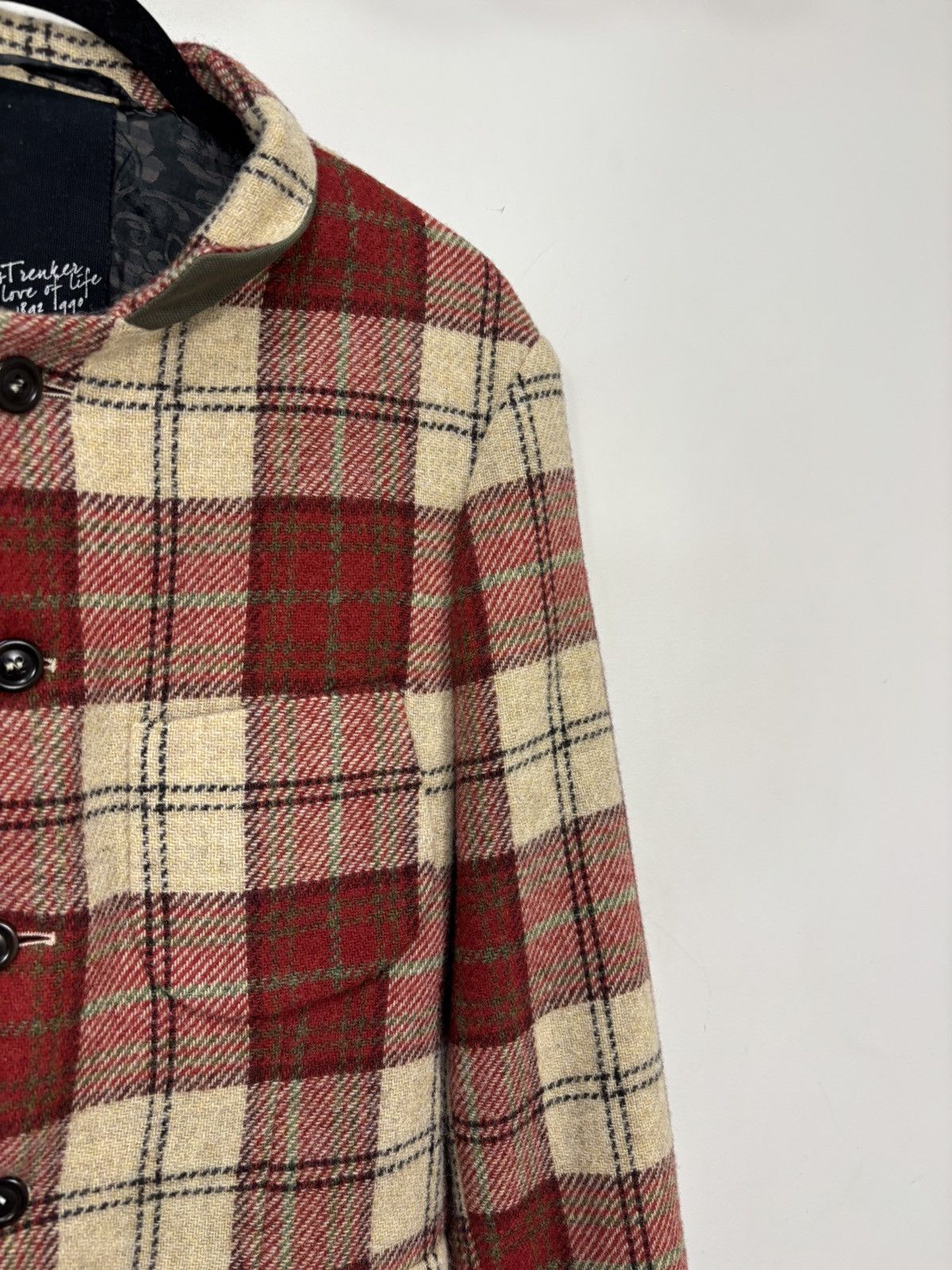 Other Luis Trenker Women’s Plaid Check Alpine Wool Blazer Jacket Size XL / US 12-14 / IT 48-50 - 6 Thumbnail